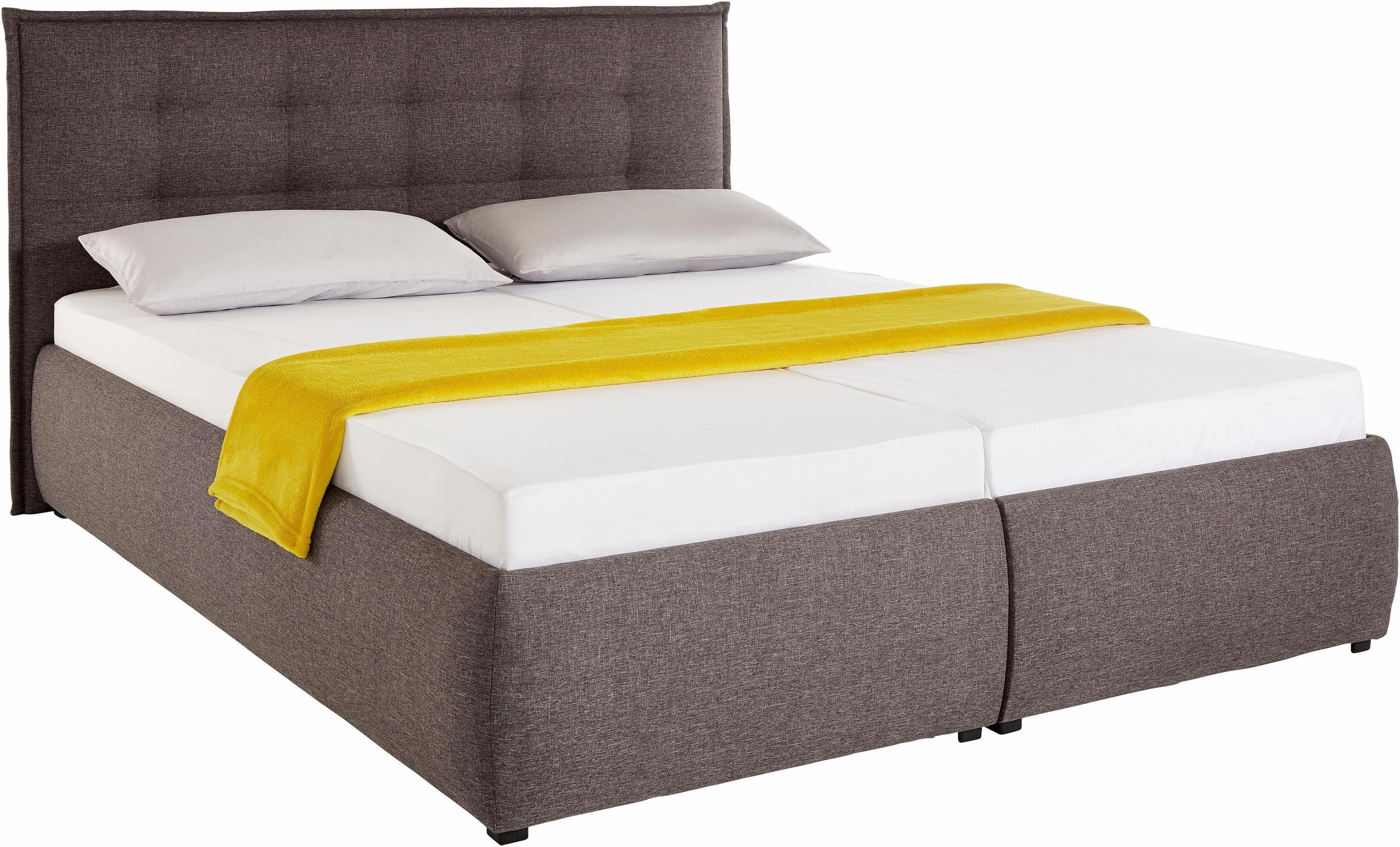 Maintal Polsterbett Olivbraun Bettgestell