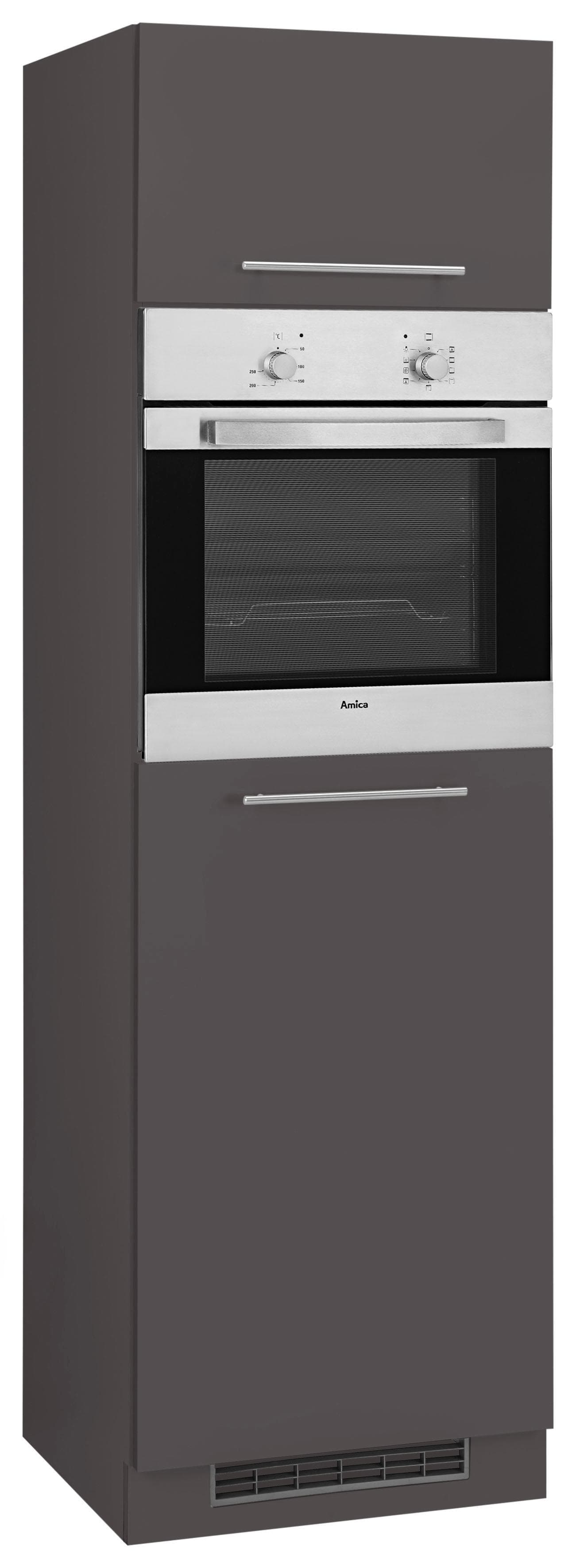 wiho Küchen Flexi2 Backofenumbauschrank - Modernes Design, Holzwerkstoff