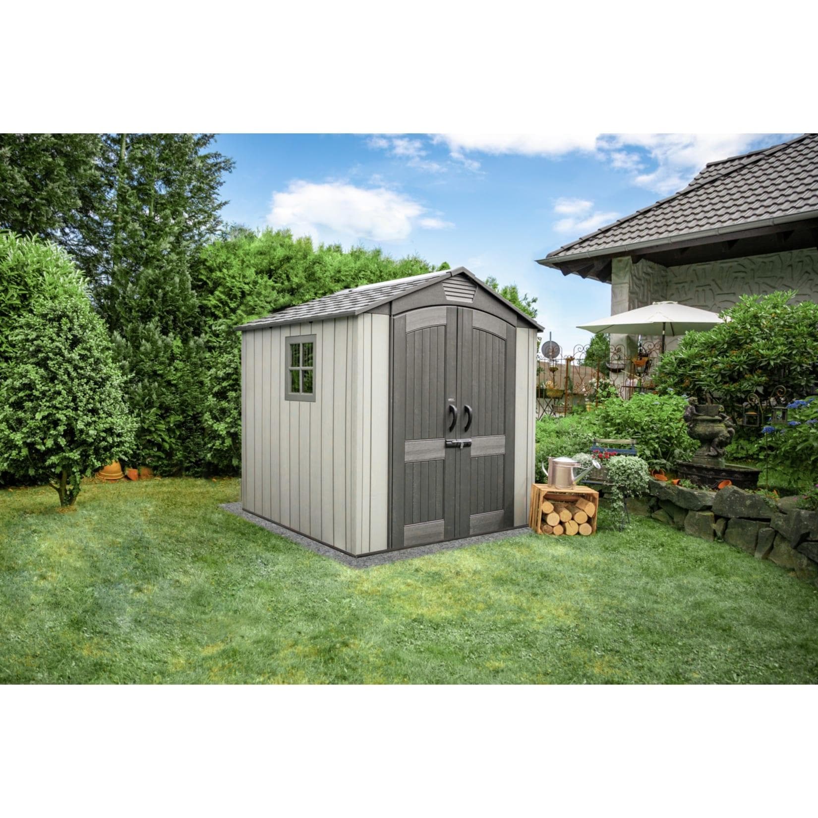 Lifetime Gerätehaus Stella - Doppelwandig UV-beständig