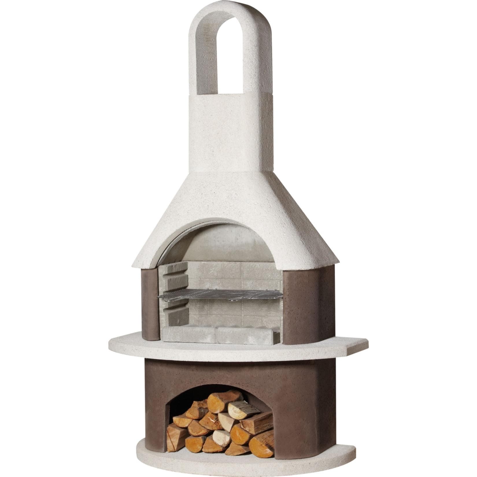 Buschbeck Milano Gartengrillkamin Zweifarbig
