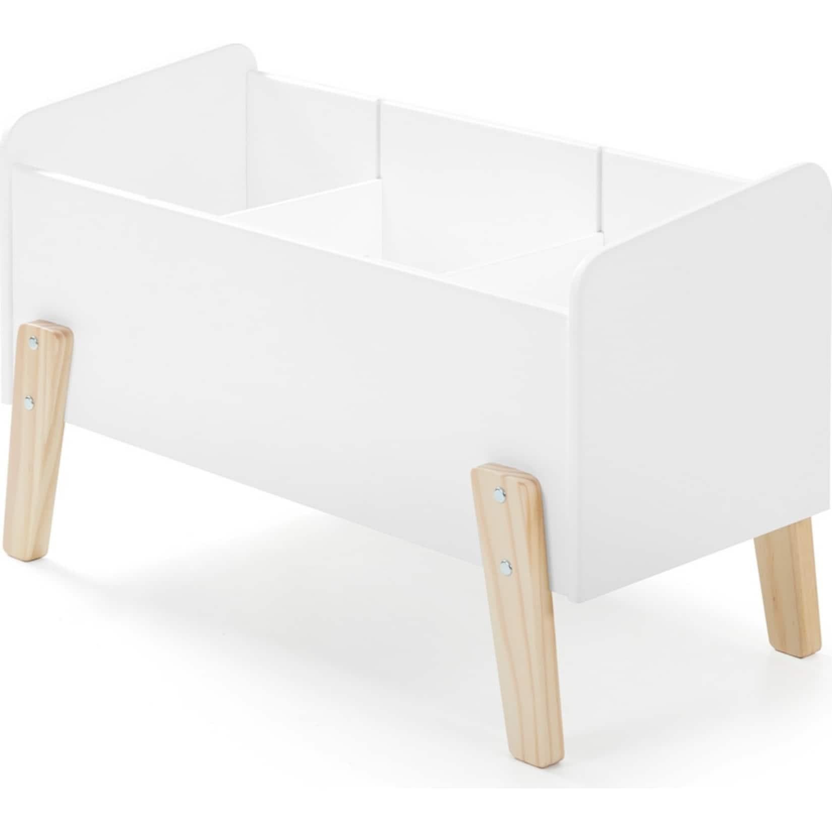 Vipack Spielzeugtruhe Kiddy Weiß MDF