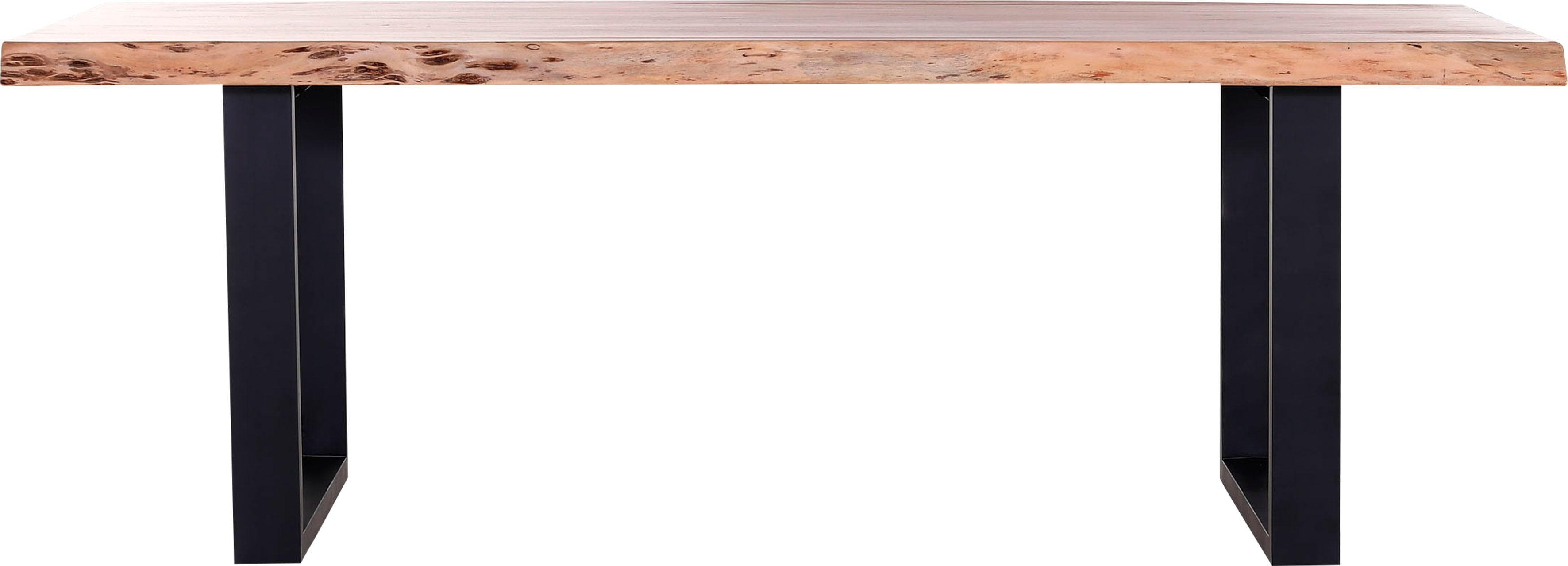 Gutmann Factory Esstisch Siesta: Massivholz & Metall Design