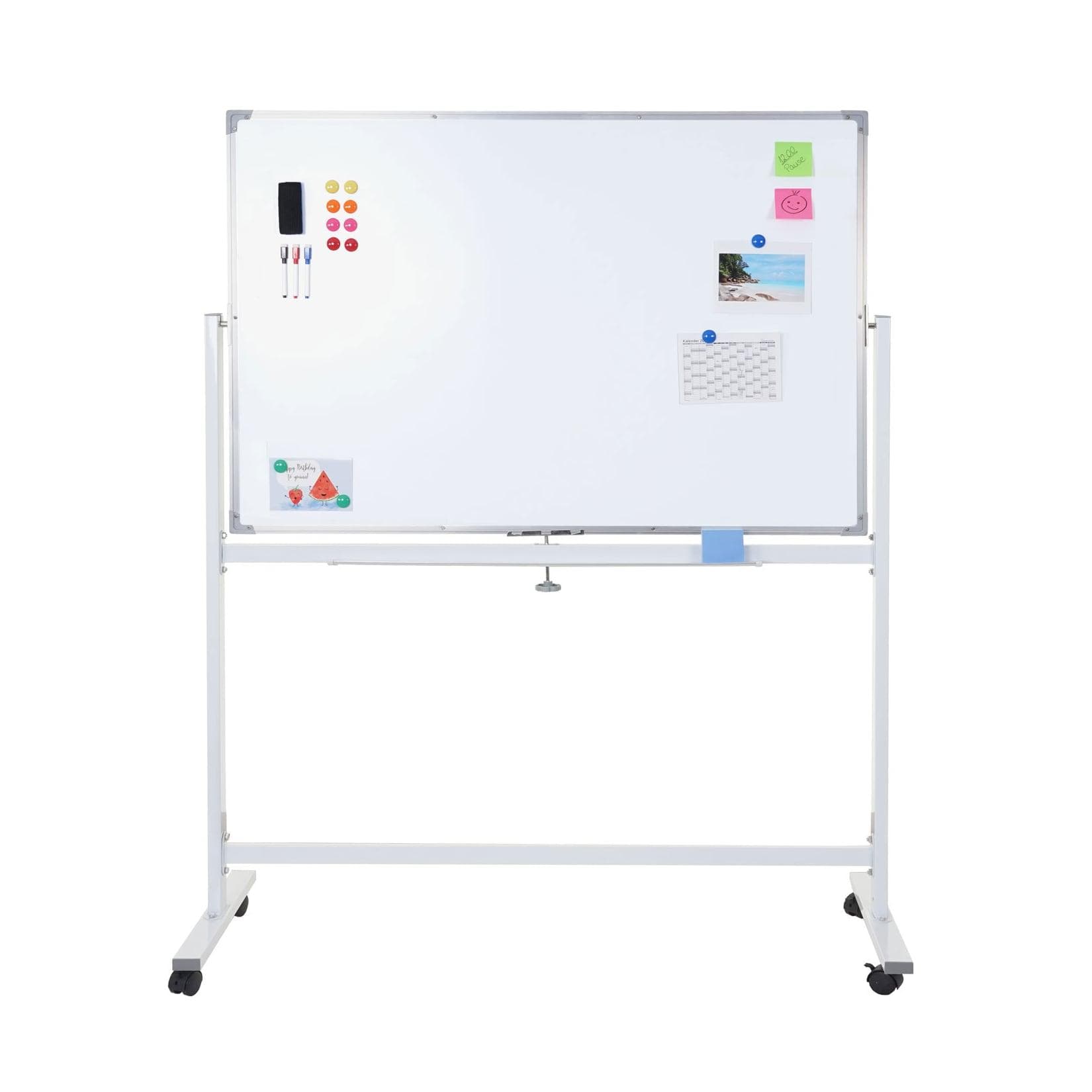 Whiteboard MCW-C85 Magnettafel Memoboard Pinnwand Rollbar
