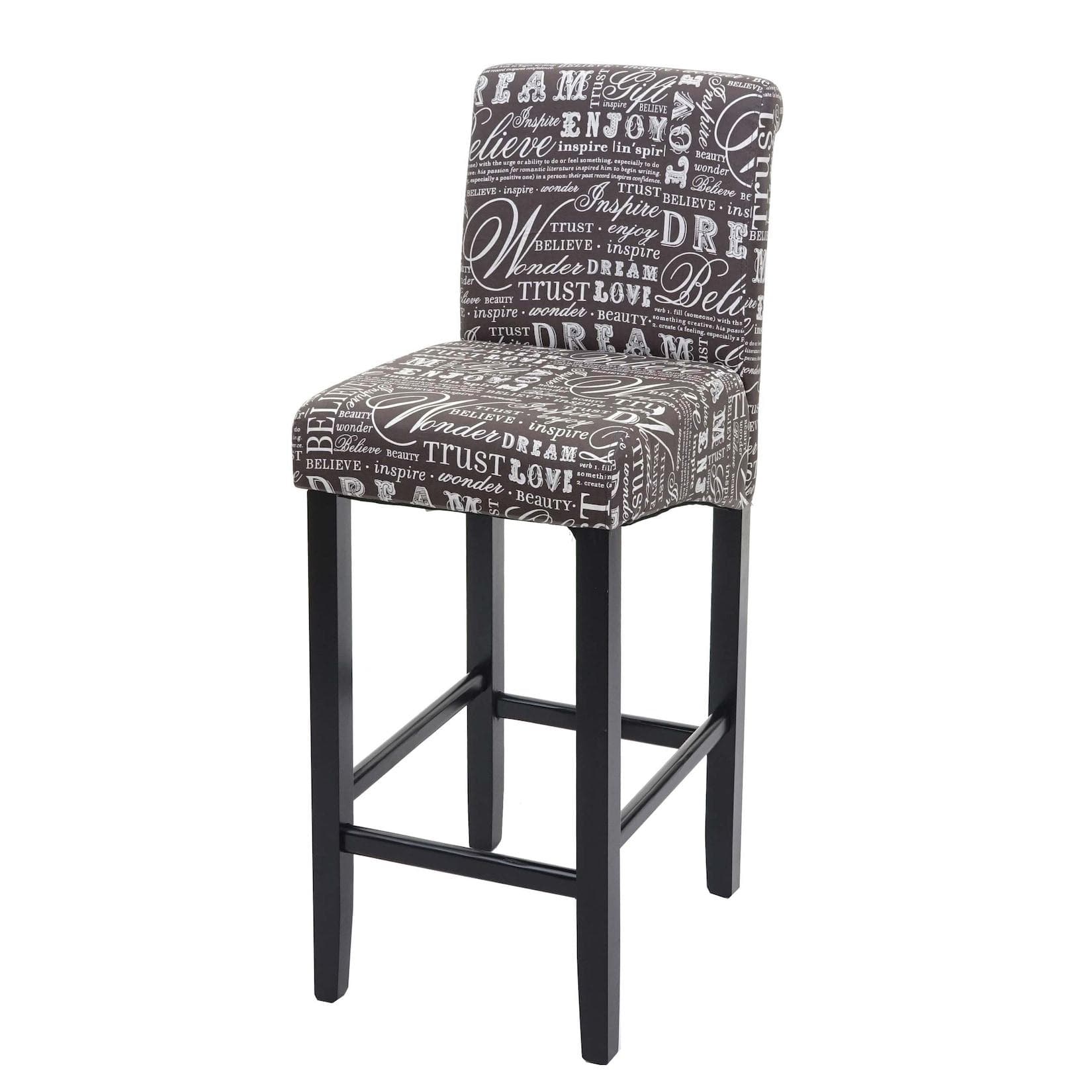 Barhocker mit komfortabler Polsterung und stabilen Holbein