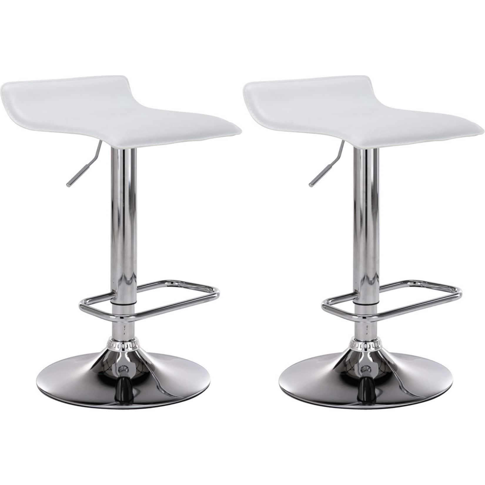 CLP Barhocker Dyn Kunstleder Set - Höhenverstellbar & Drehbar