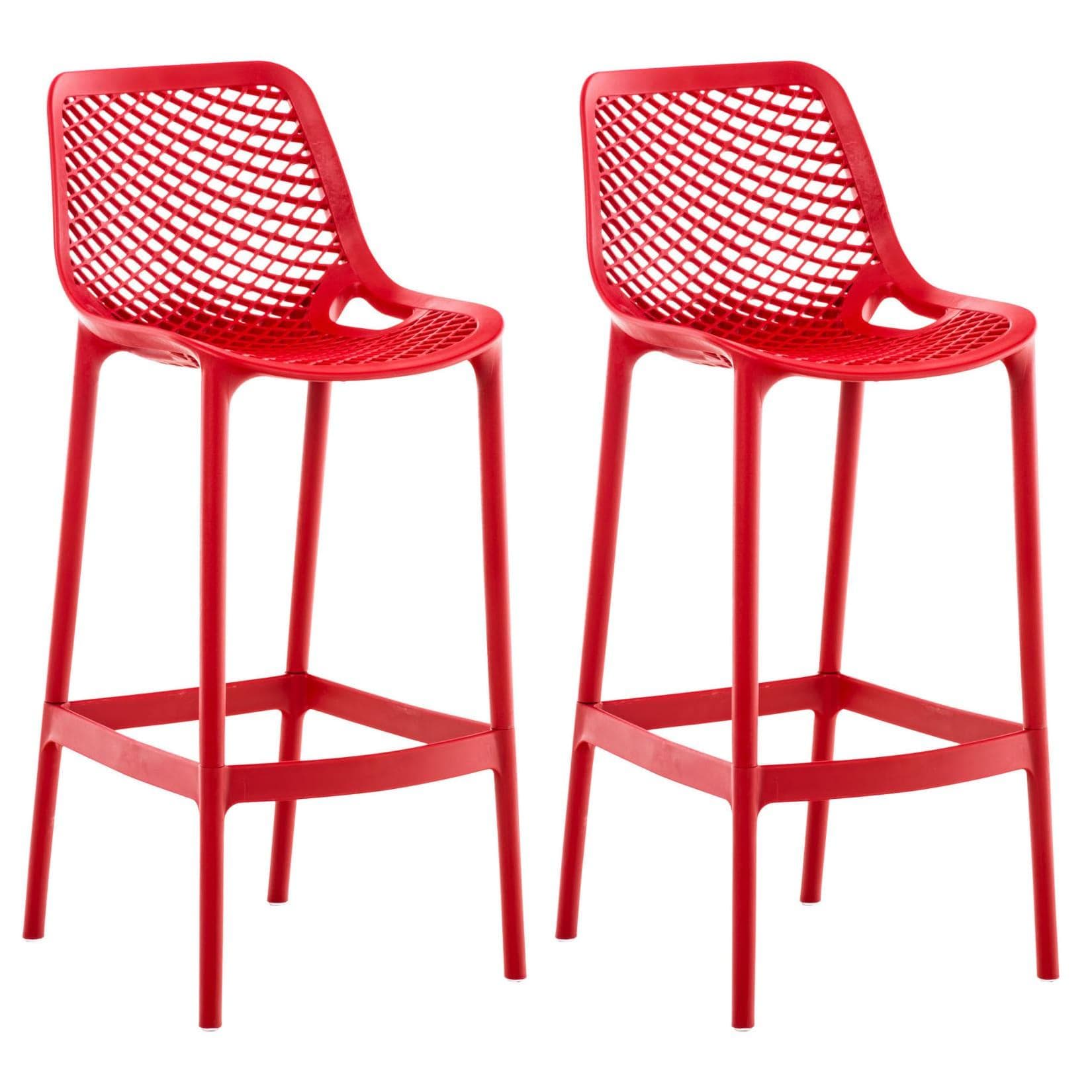 Kunststoff-Barhocker Air (2er Set) für Outdoor