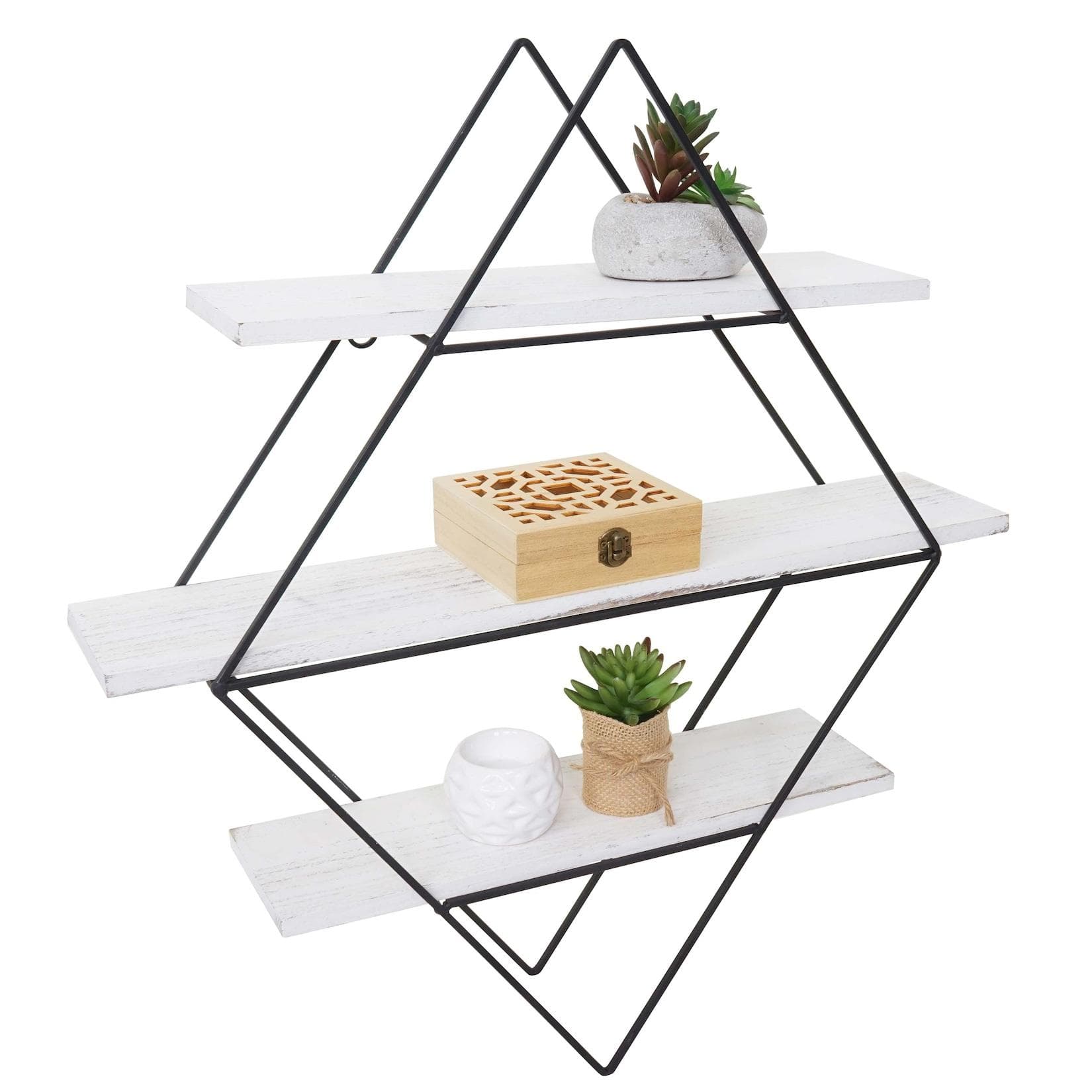 Industrielles Wandregal - Fertig Montiert