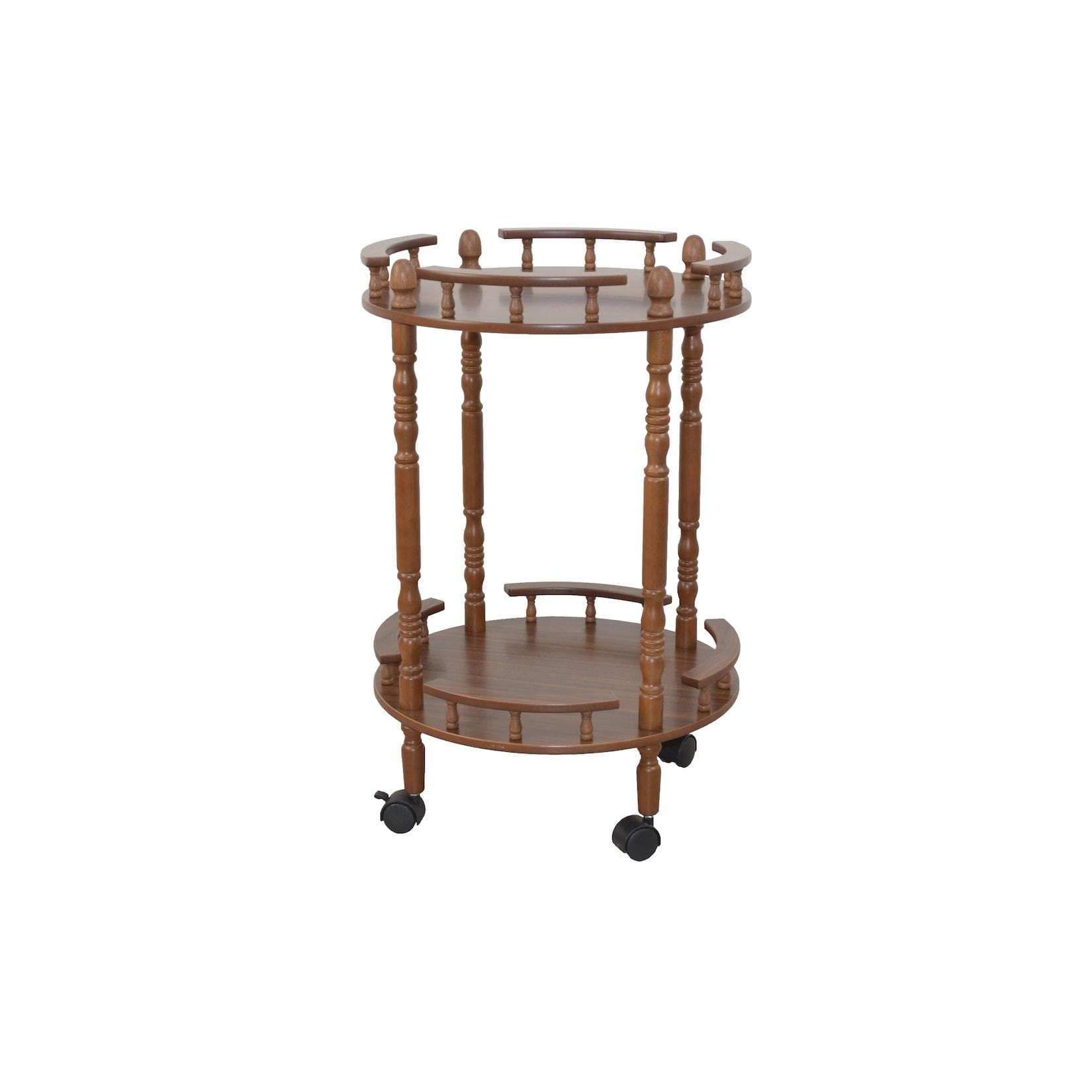 möbel direkt online Servierwagen Tunja Massivholz Nussbaum