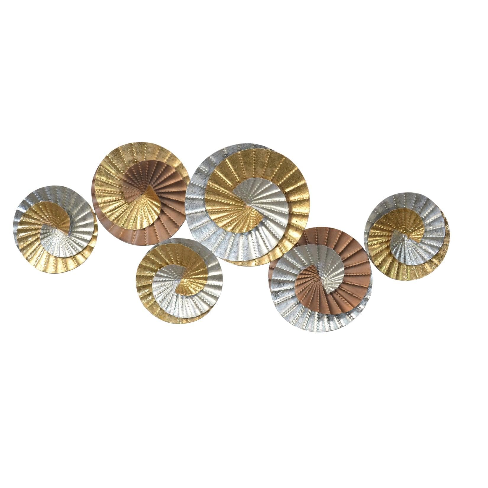 möbel direkt online Wanddekoration Anja Metall Gold Silber Braun