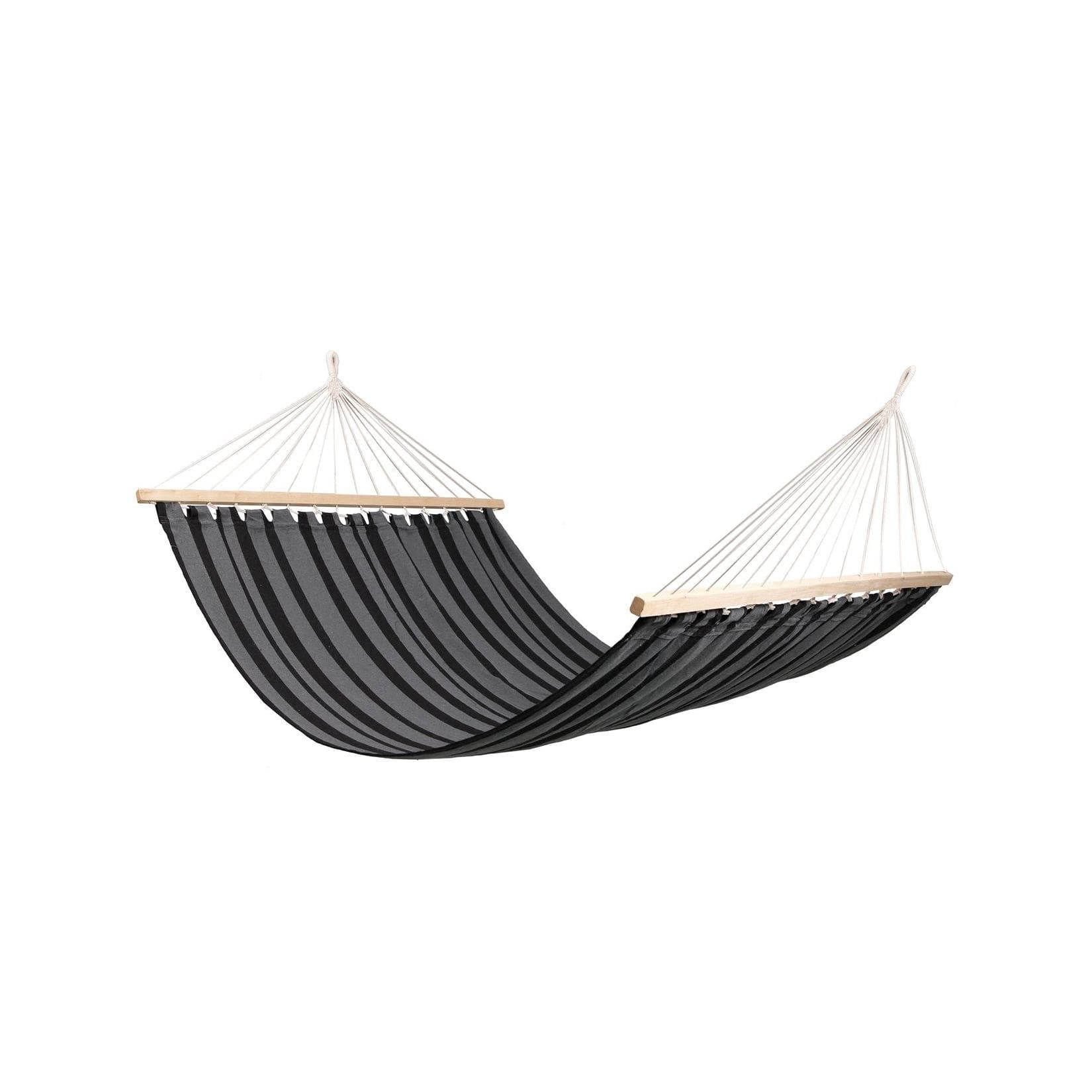 Hängematte MC4358 Schwarz/Anthrazit Holzgestell