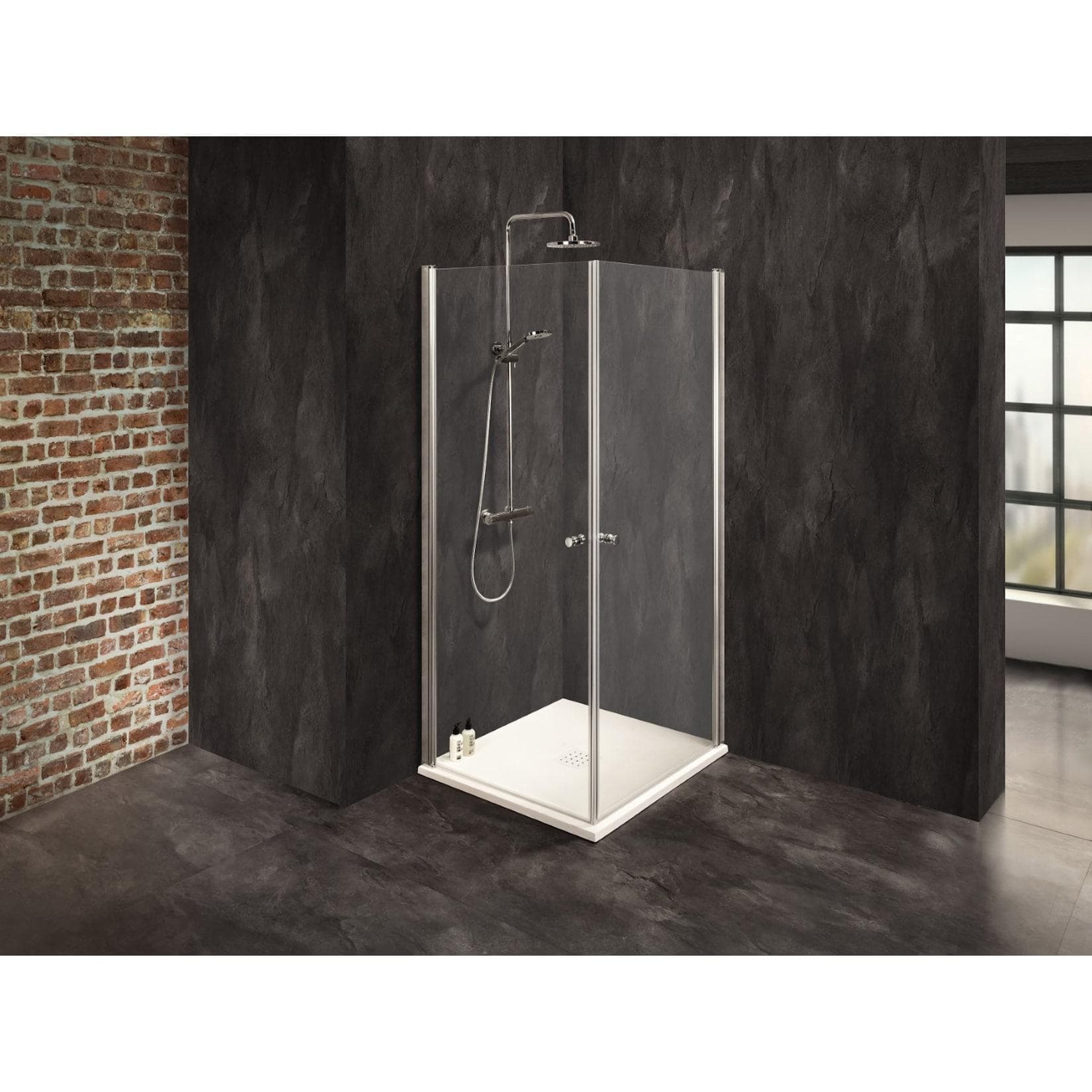 Duschkabine Dusbad Vital 2 Pendeltür Eckdusche