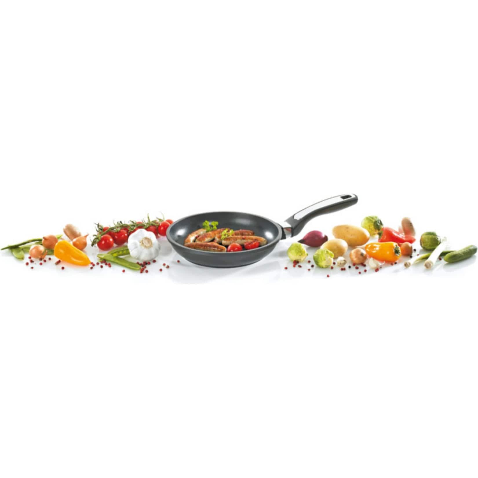 Pfanne flach 20 cm Delta Aluguss Antihaft