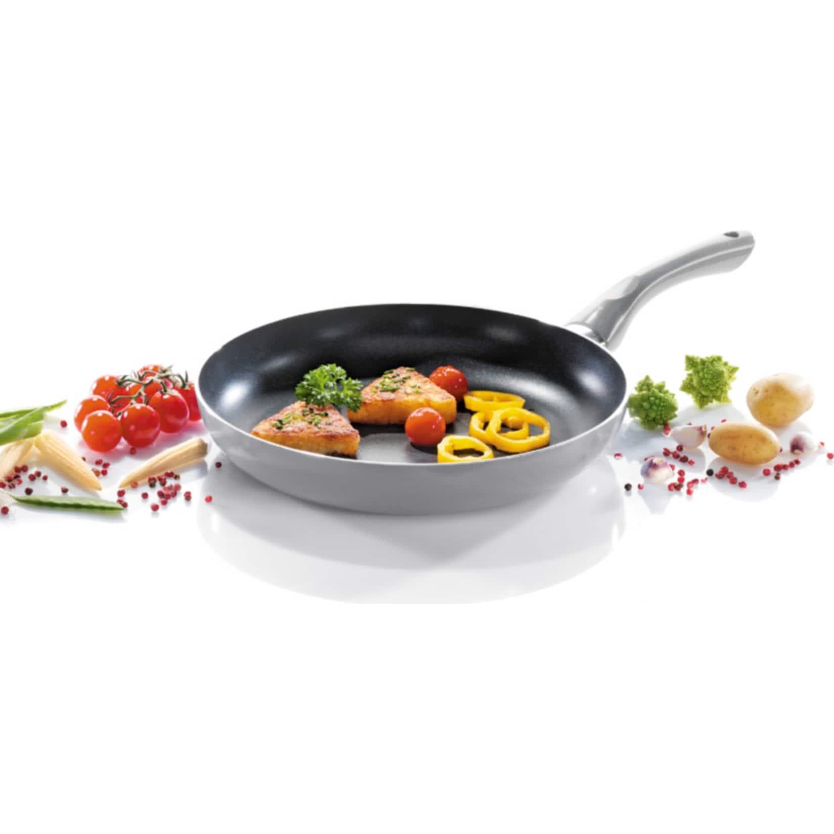 Pfannenset 2 tlg. London Silber Aluminiumpfanne