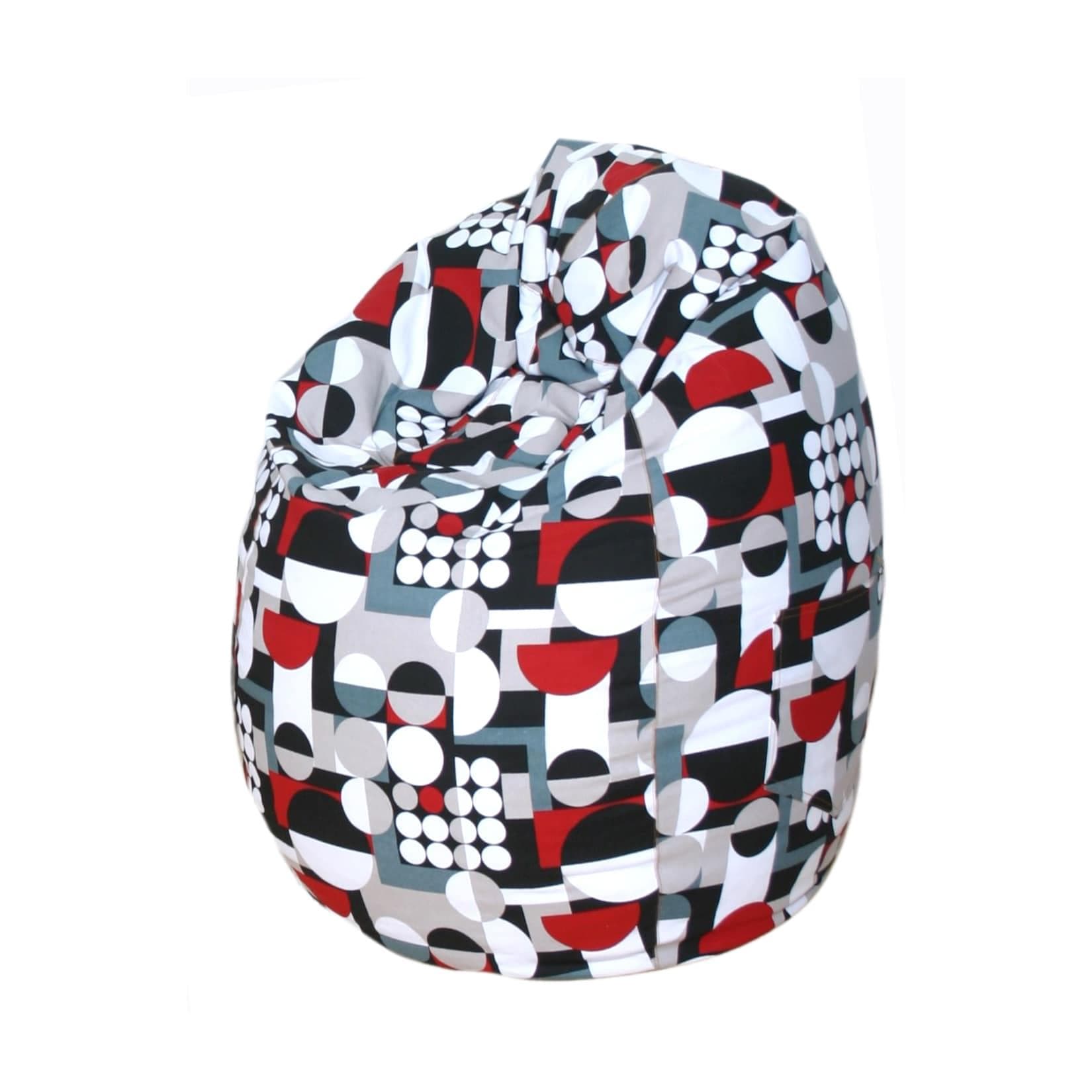 Sitzsack Billy Bunt Tropfenform Baumwolle Jeansstoff