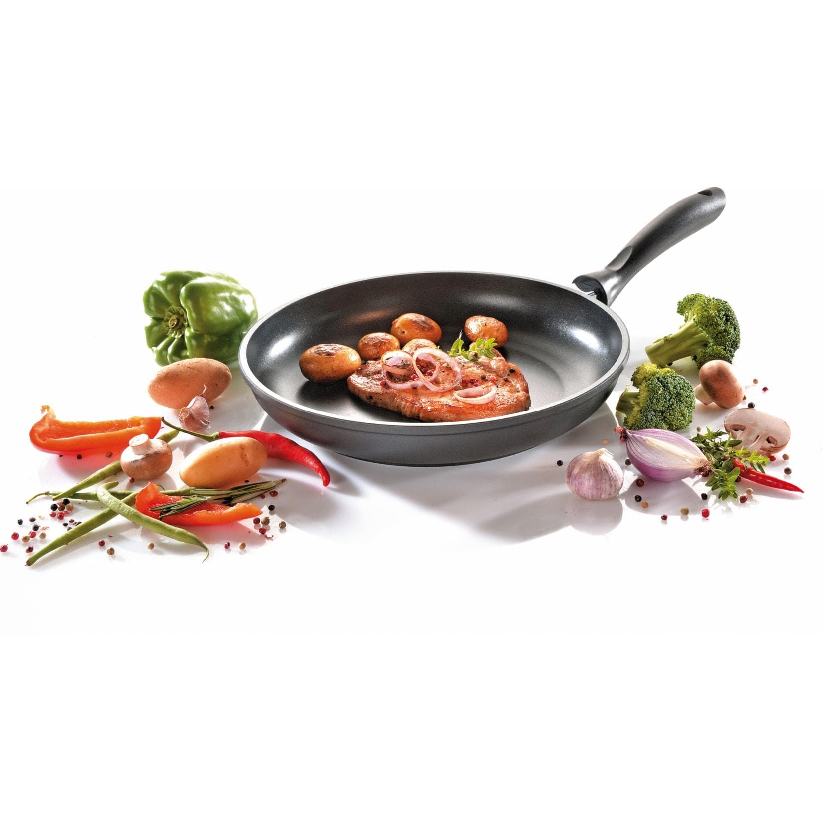 SONSTIGE Aluguss-Pfanne flach LEIPZIG 28 cm Antihaft