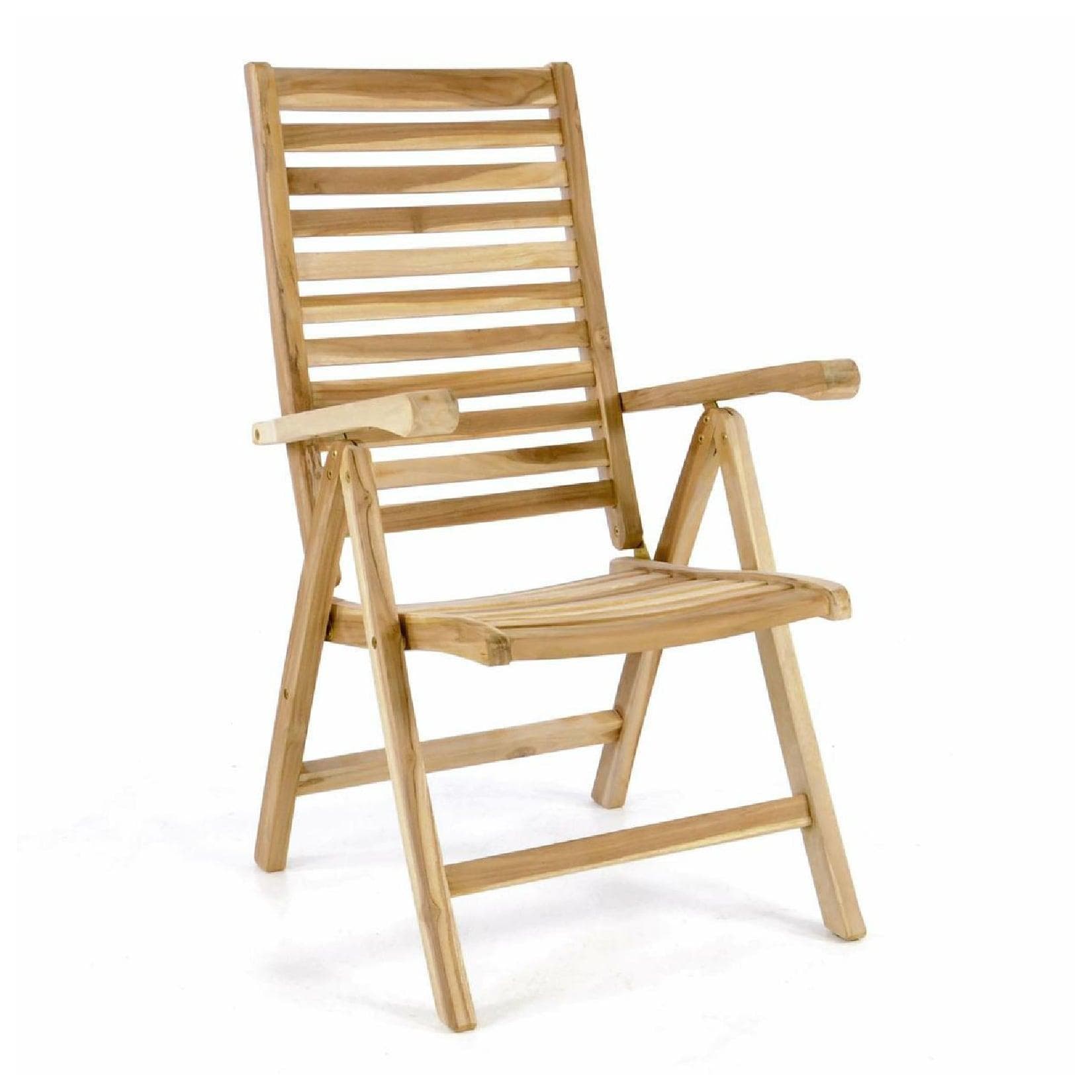 VCM Gartenstuhl Hochlehner Klappstuhl Braun Teak S0W4S035