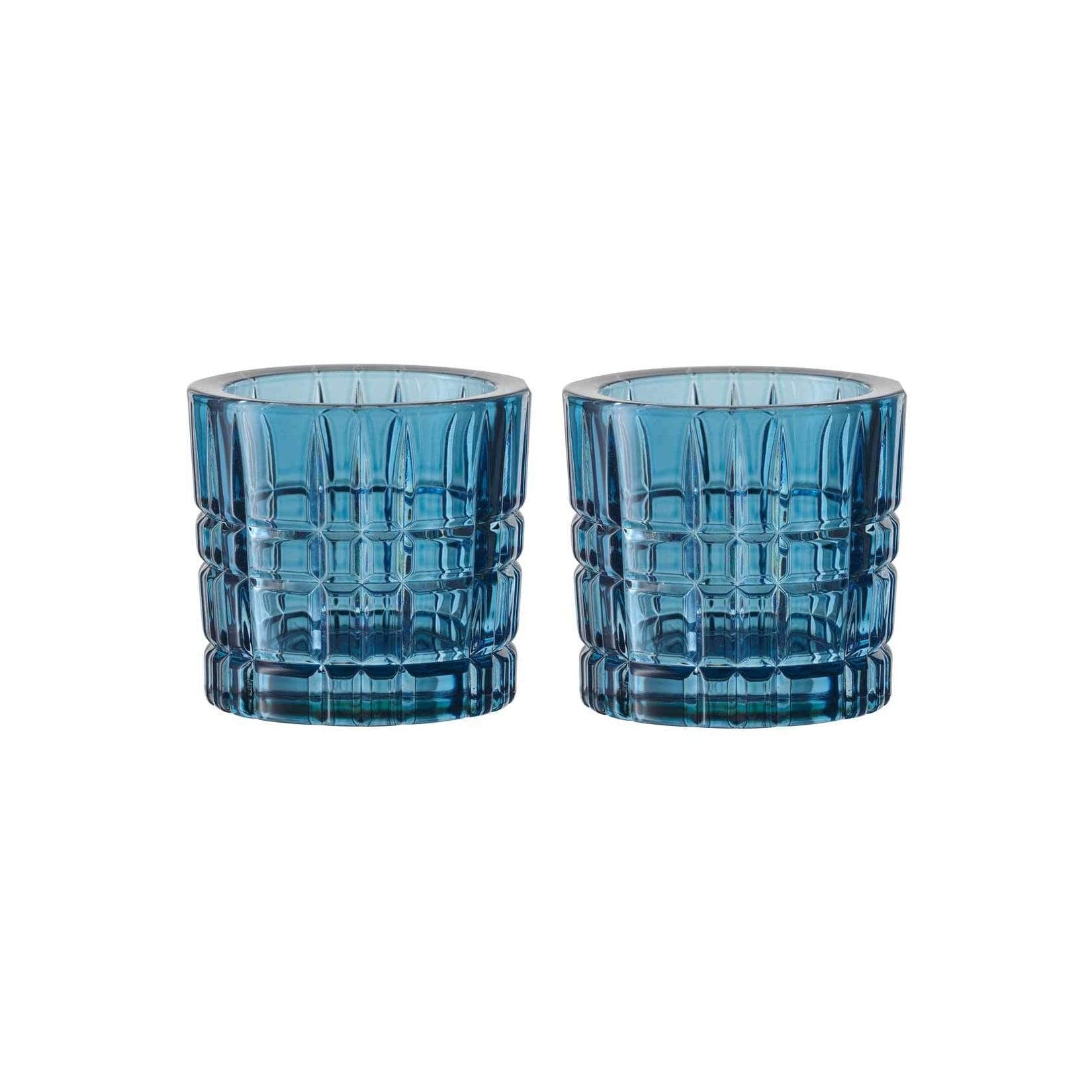 Nachtmann Square Votives Teelichthalter Set - Modernes Kristallglas Design