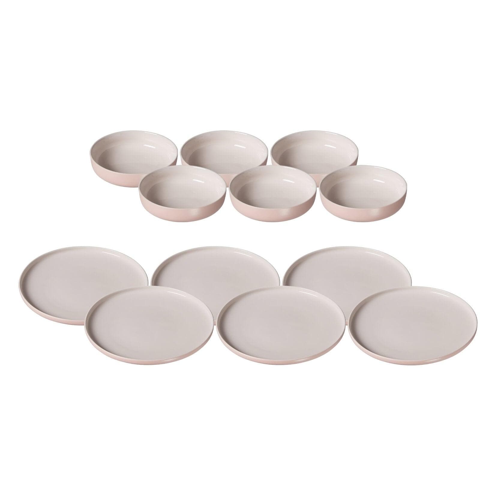 Ritzenhoff & Breker Jasper Teller- und Schalenset 12-tlg. Weiß