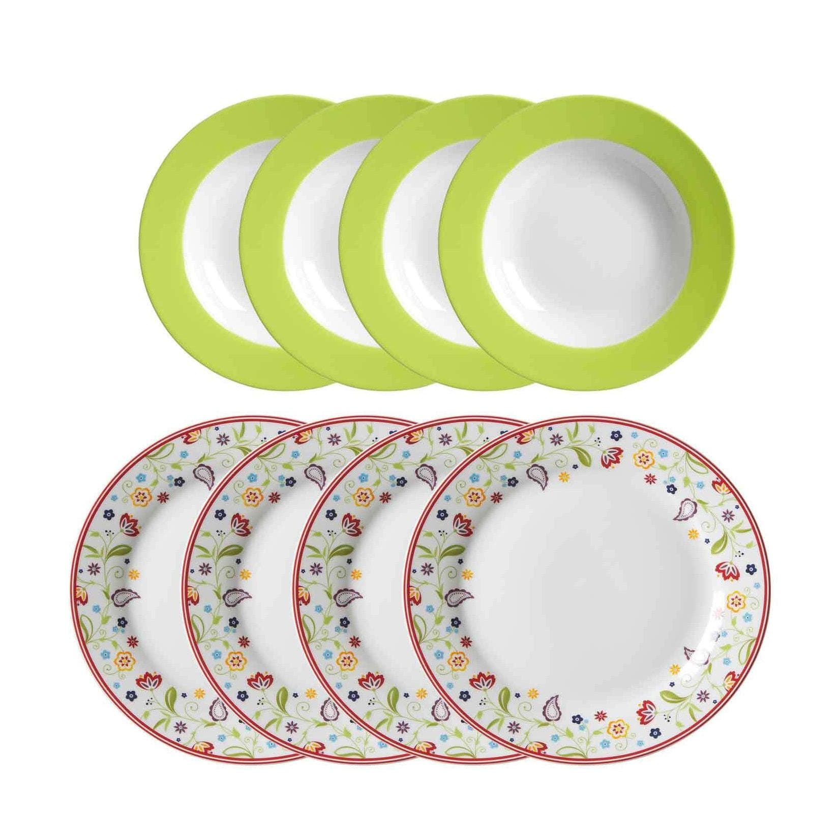 Ritzenhoff & Breker SHANTI & DOPPIO Tafelservice 8-teilig Grün