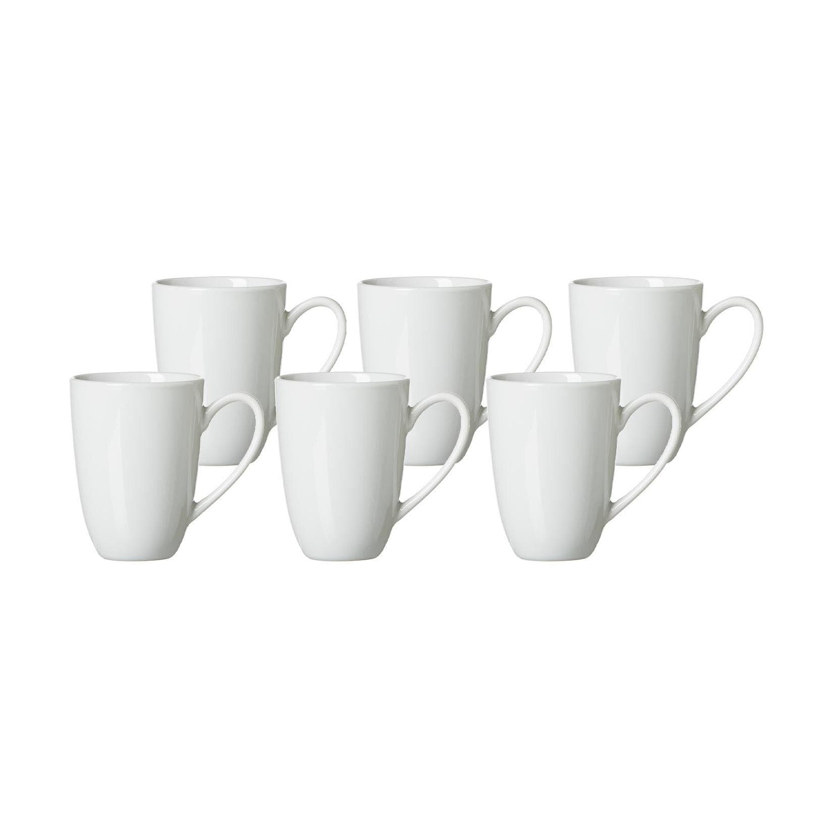 Ritzenhoff & Breker Latte Macchiato Tasse 6er Set Weiß Porzellan