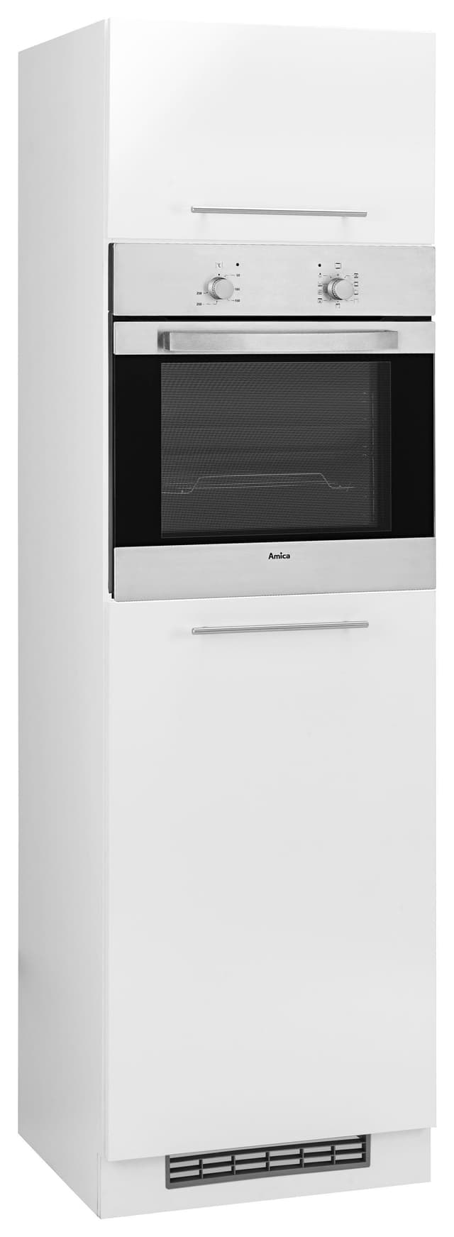 wiho Küchen Flexi2 Backofenumbauschrank - Modernes Design, Holzwerkstoff