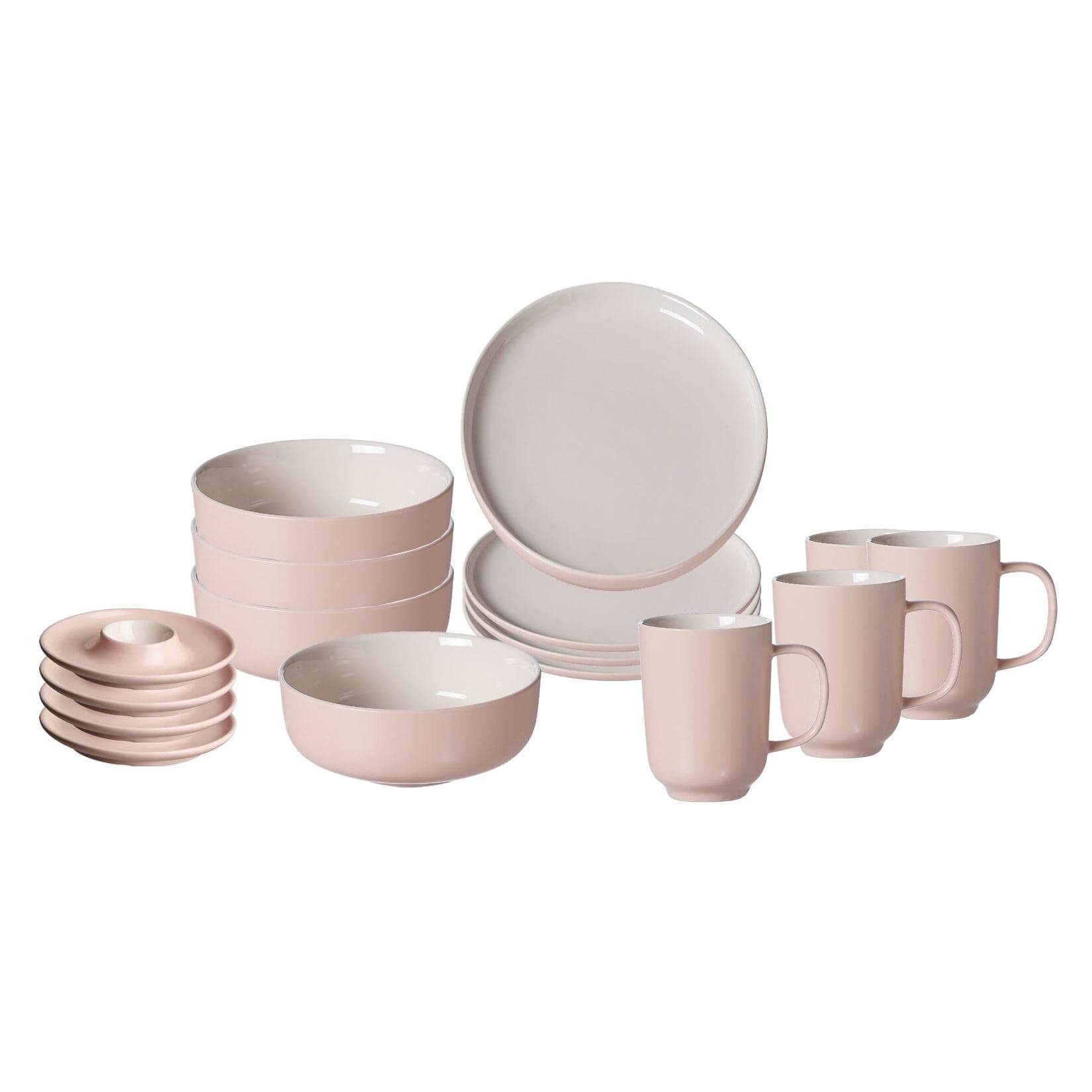 Ritzenhoff & Breker Frühstücksset Jasper 16er Set Weiß Keramik