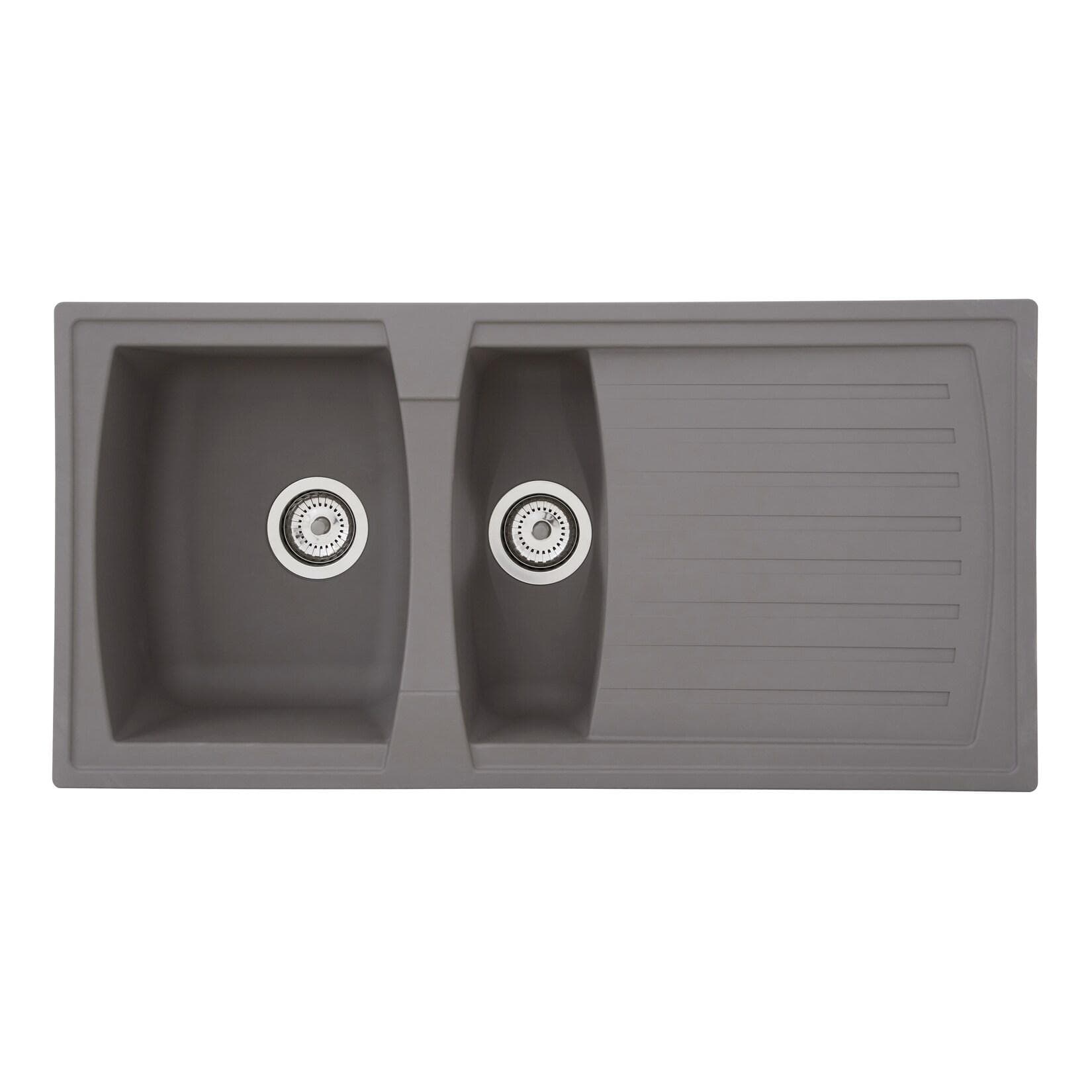 Respekta Einbauspüle 100/50 cm