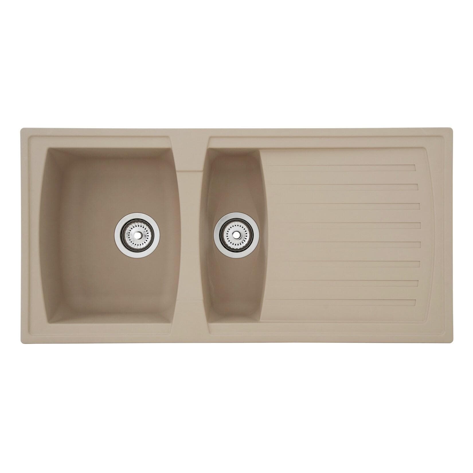 Respekta Einbauspüle 86/50 cm