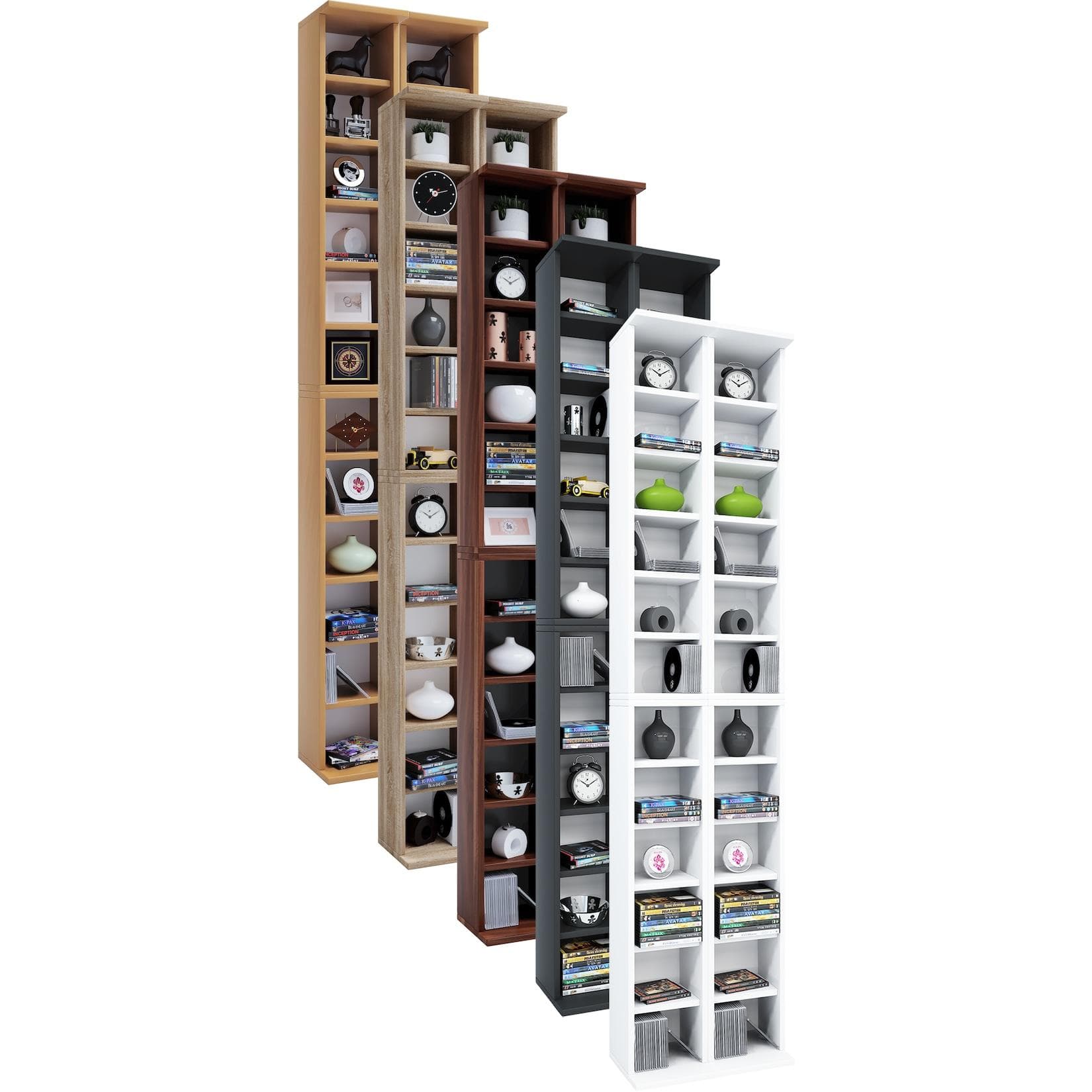 Holz CD & DVD Regal - Praktischer Stand für Ihre Sammlung