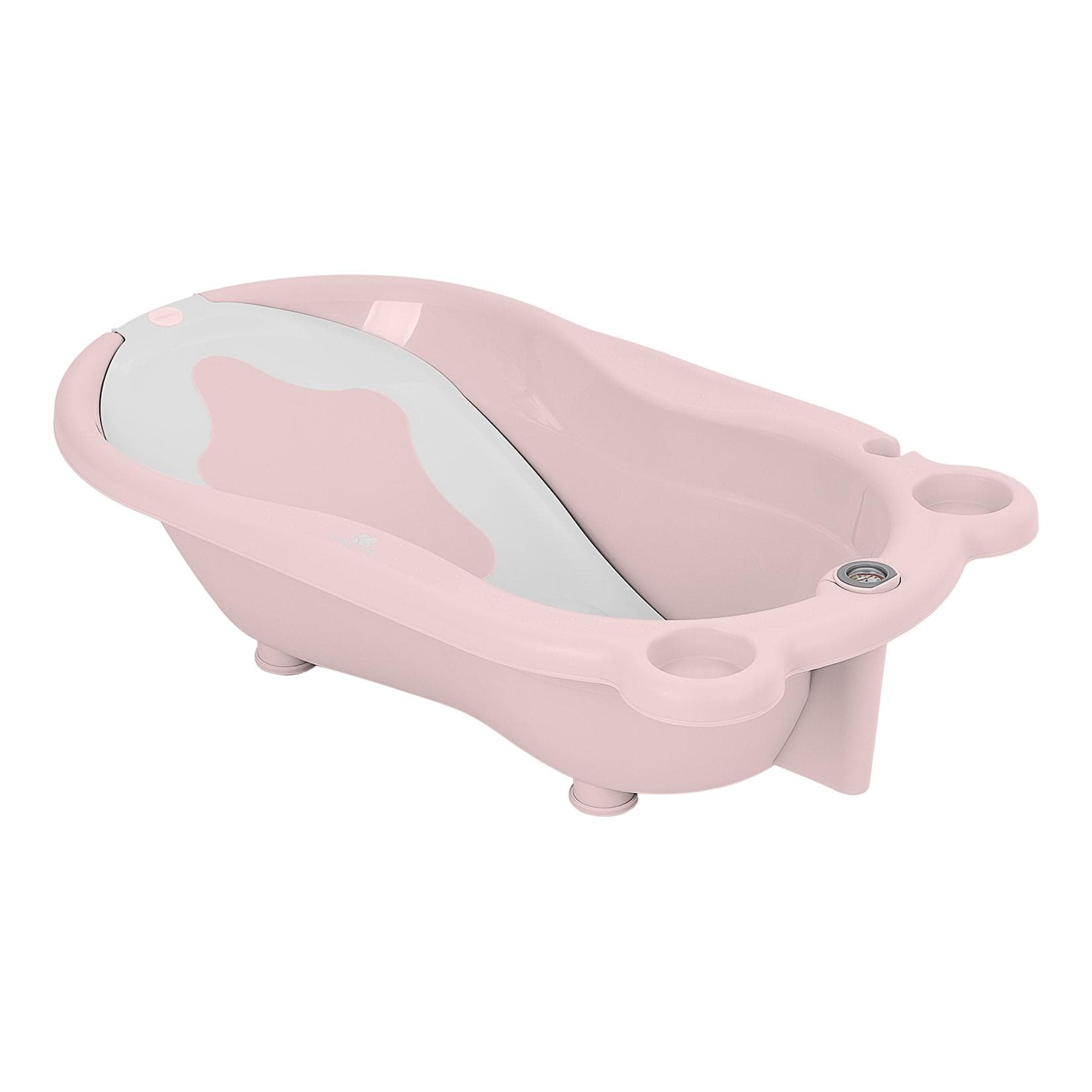 Kikkaboo Babybadewanne Kai Thermometer Wanneneinlage Wasserablauf Ablagefächer Rosa