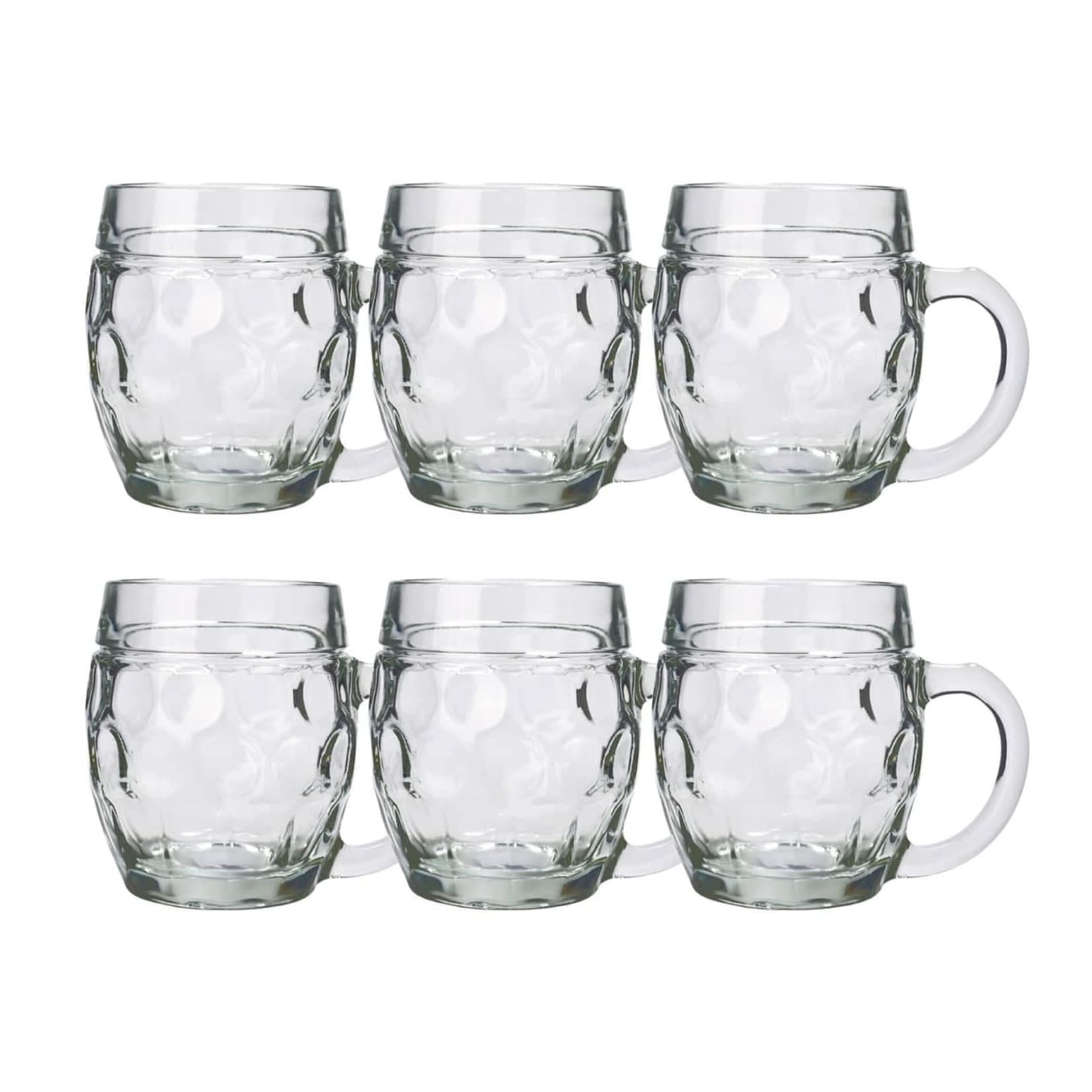 ich-zapfe Bierkrug Set 6er Tübinger 0,4 Liter Glas