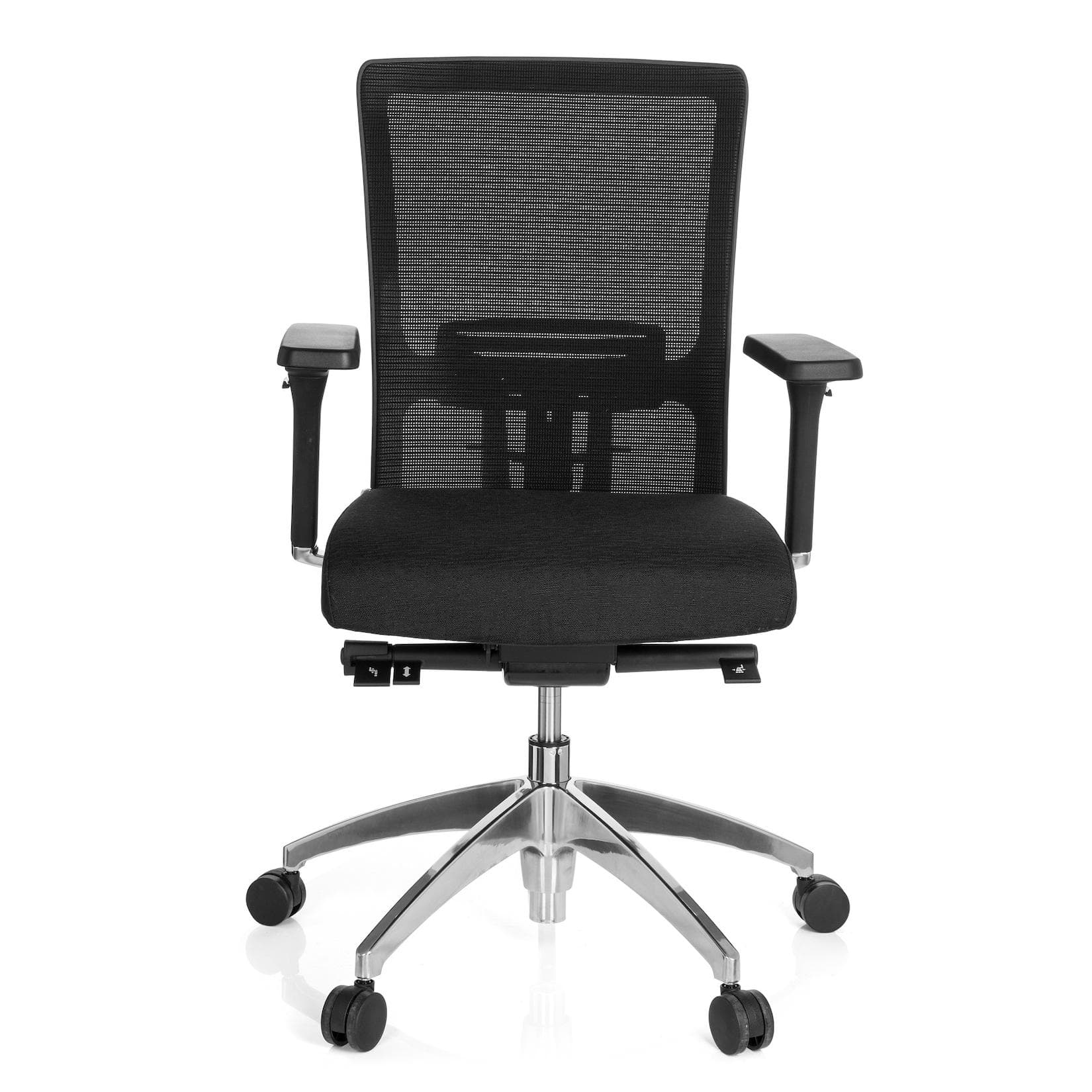 hjh OFFICE ASTRA BASE Drehstuhl - Ergonomischer Bürostuhl mit Stoffbezug