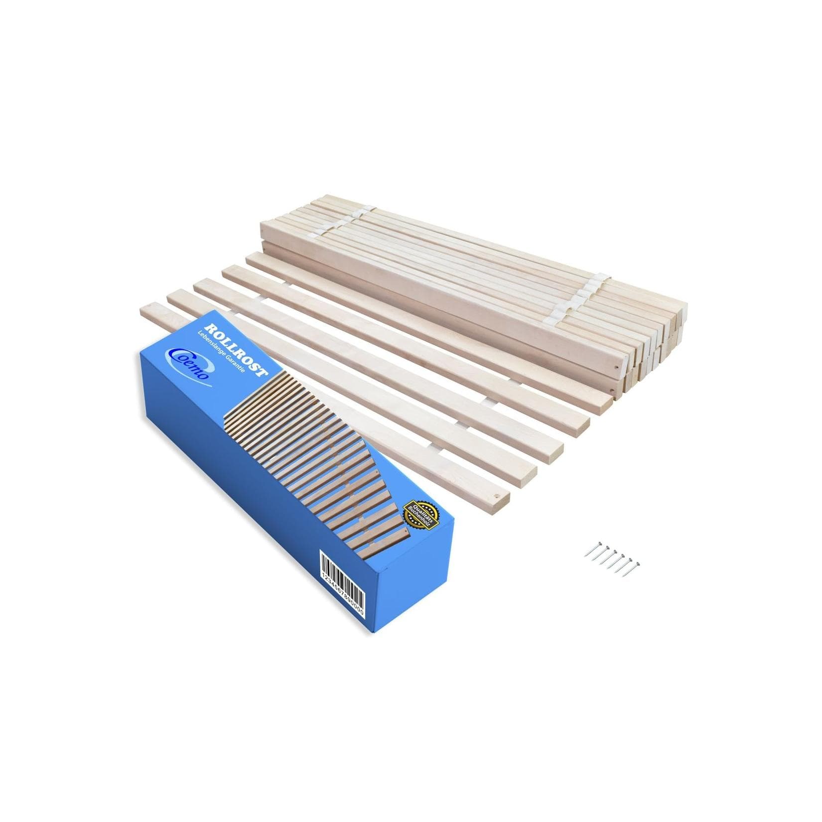 Coemo Rollrost 25 Leisten Buche 120x200cm Tragfähig 350kg