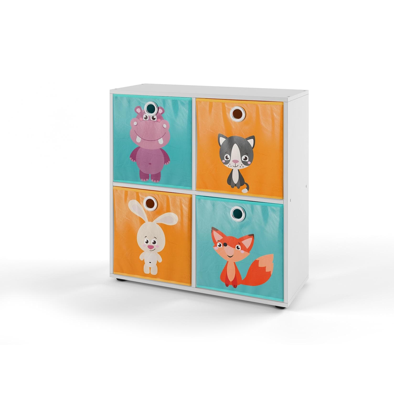 Vicco Raumteiler Tetra Weiß Kubisch Modern