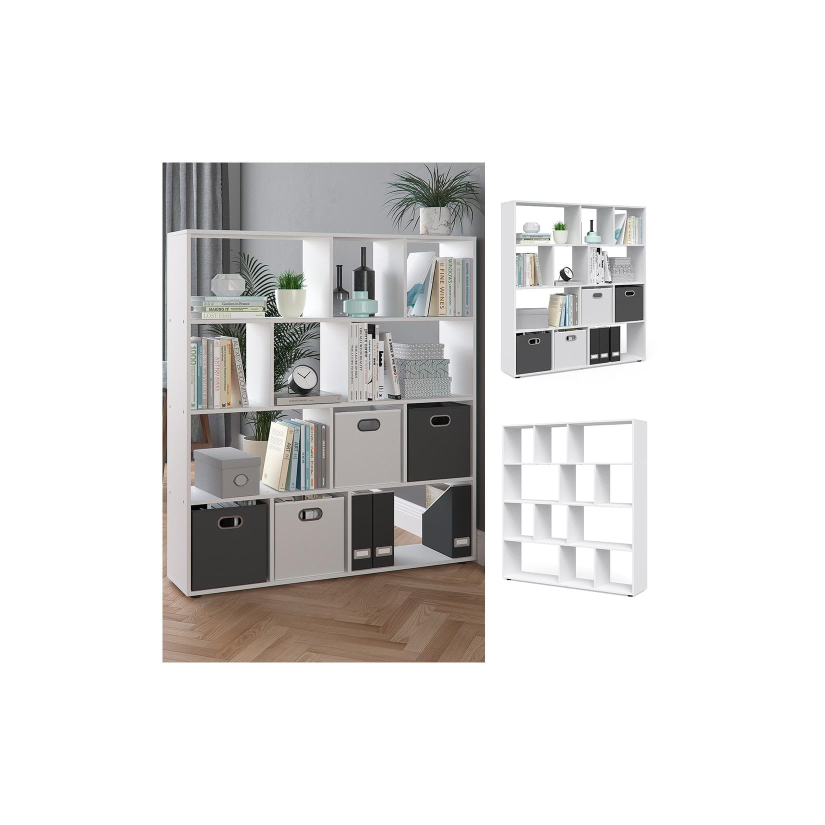 Freistehender Raumteiler Pilar Weiß