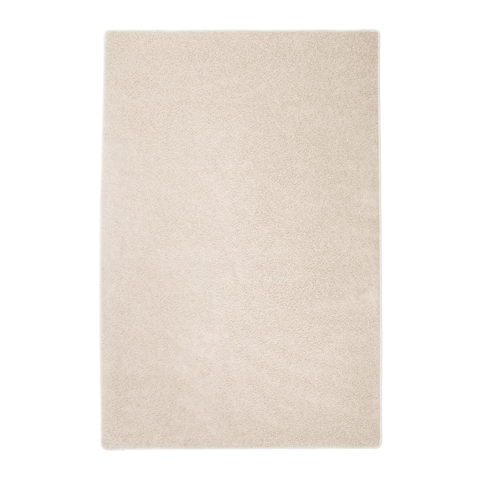 Karat Shaggy Hochflor Teppich Creme Modern