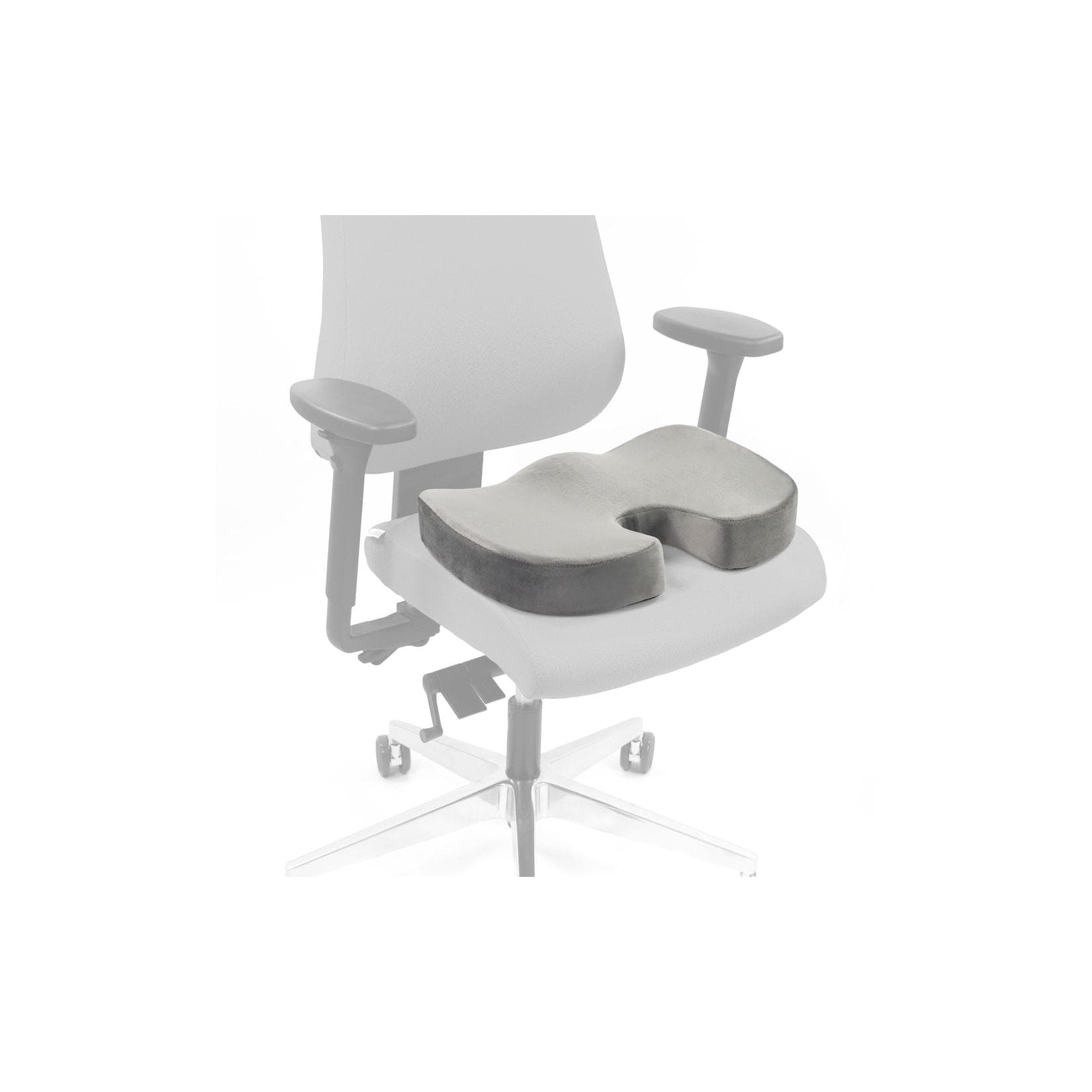 hjh OFFICE MEDISIT VIII Ergonomisches Sitzkissen mit Memory-Effekt