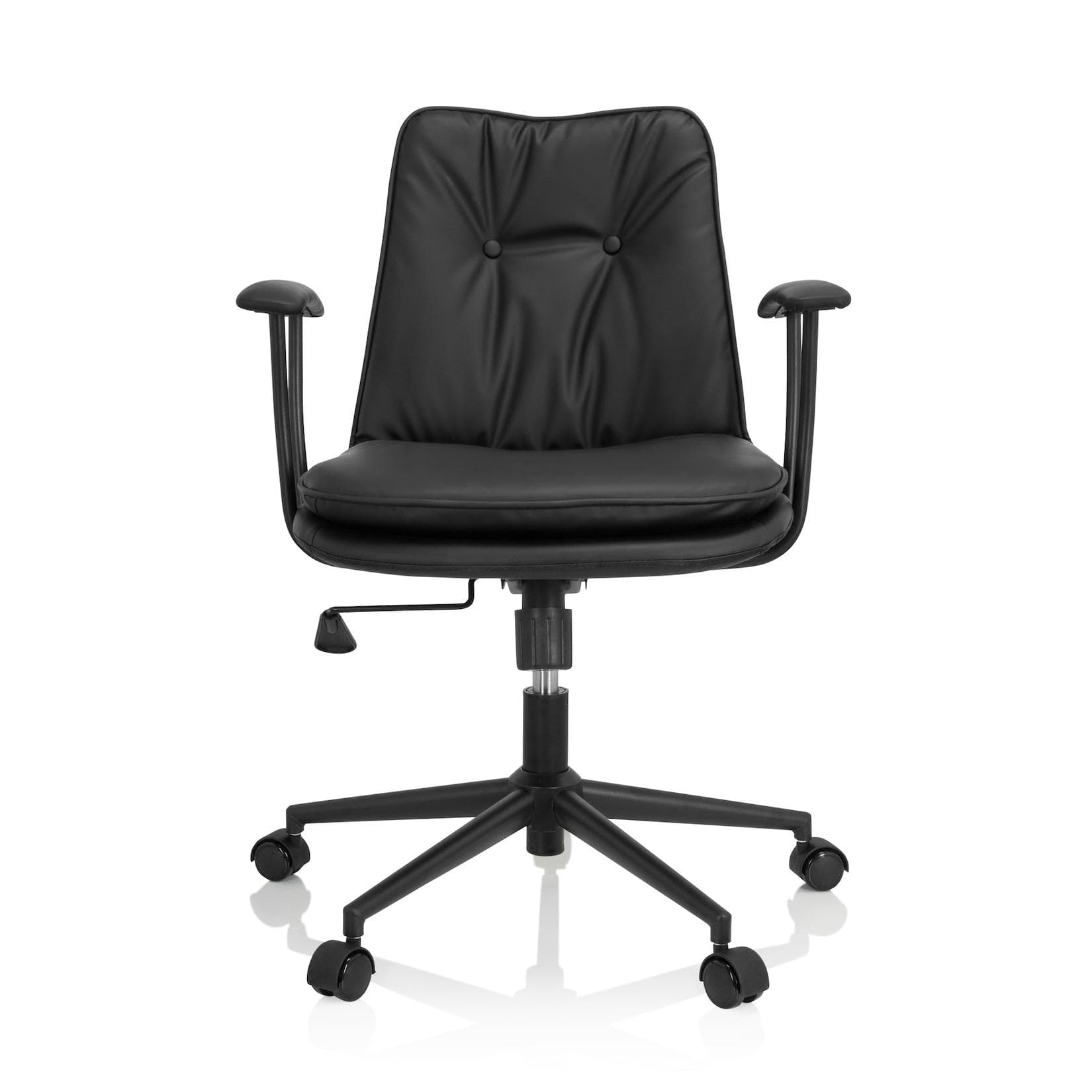 Ergonomischer Drehstuhl aus Kunstleder - ideal für Homeoffice & Büro