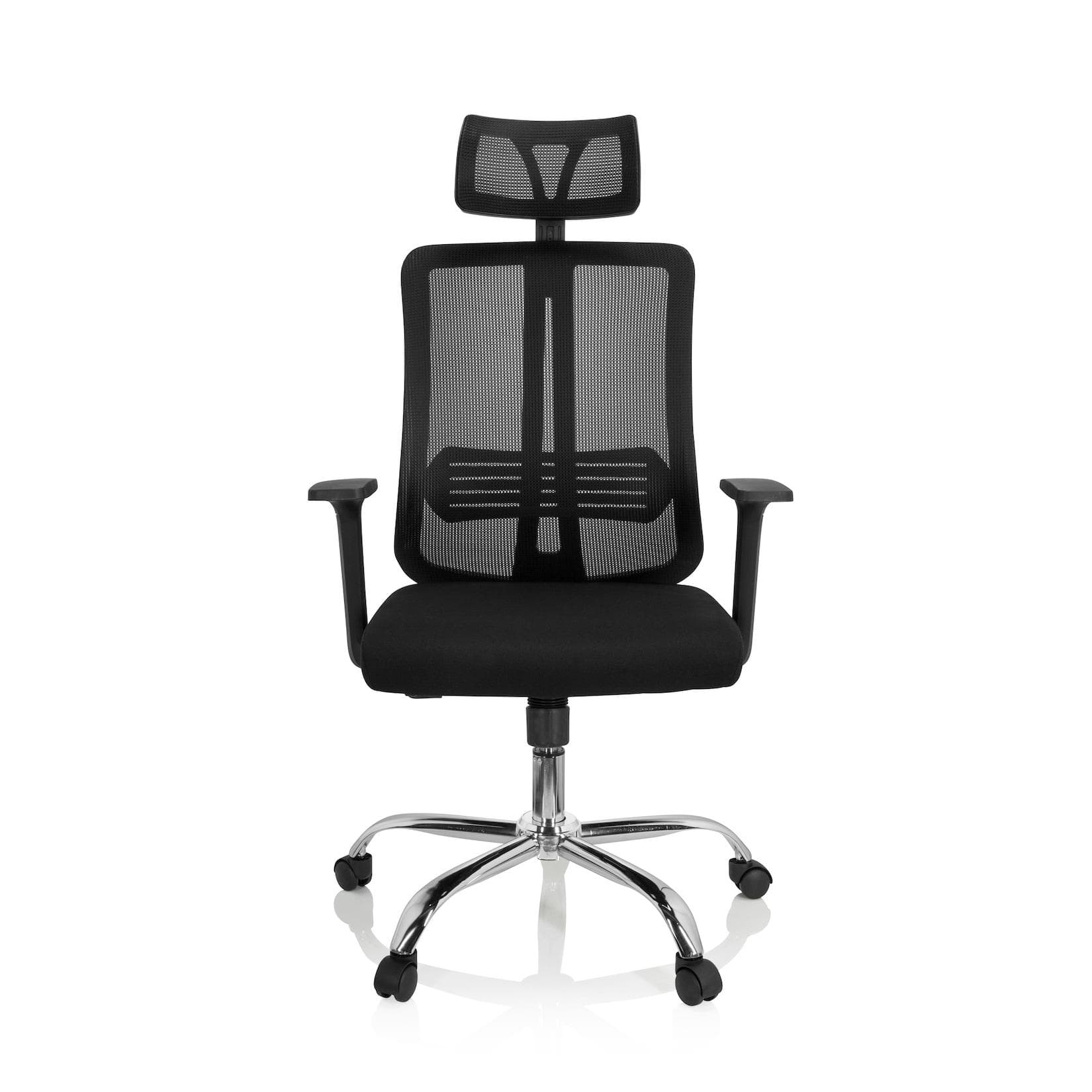 Ergonomischer Drehstuhl aus Stoff/Netzstoff für Büro & Homeoffice
