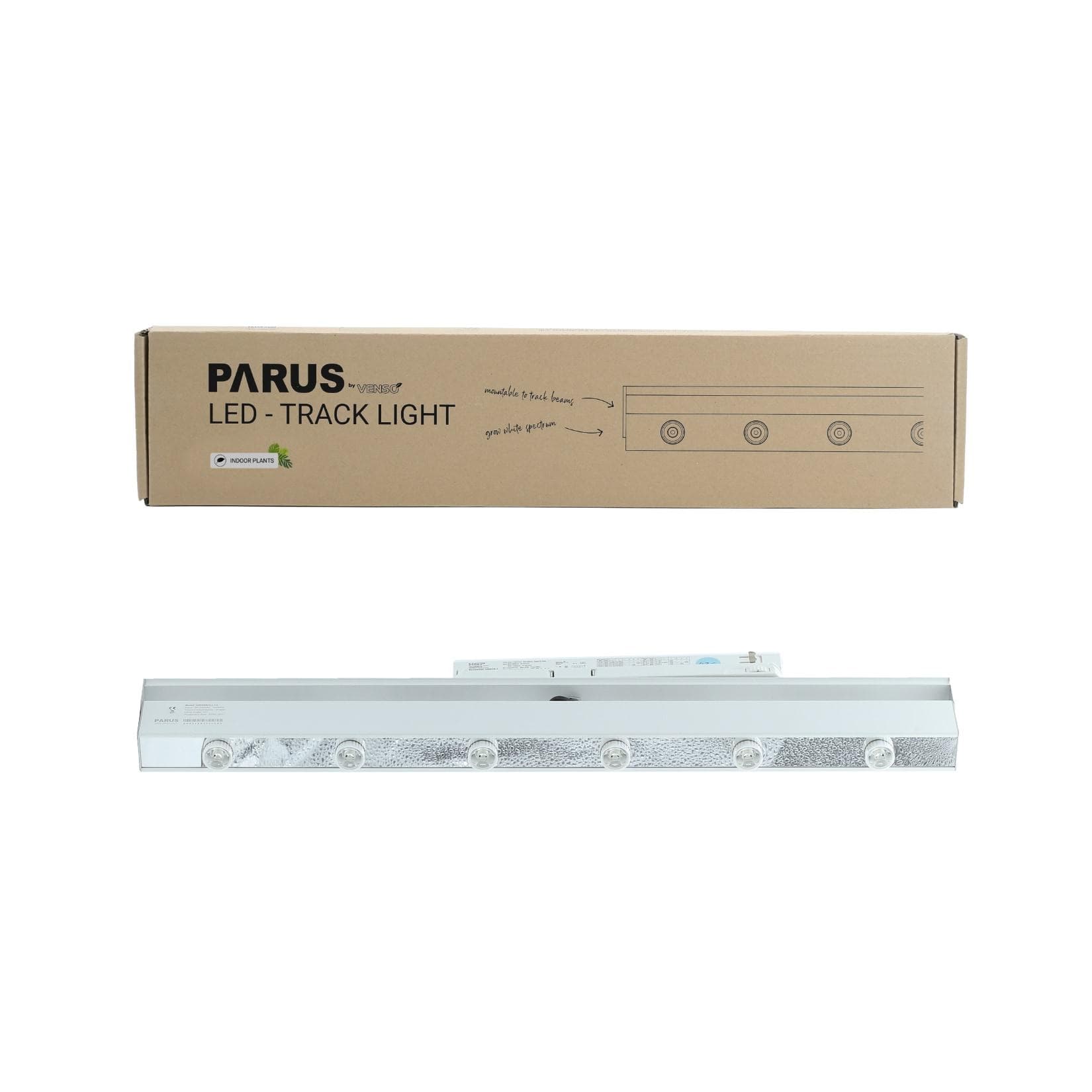 Parus by Venso LED Track Light Weiß 60cm 60° Pflanzenlampe