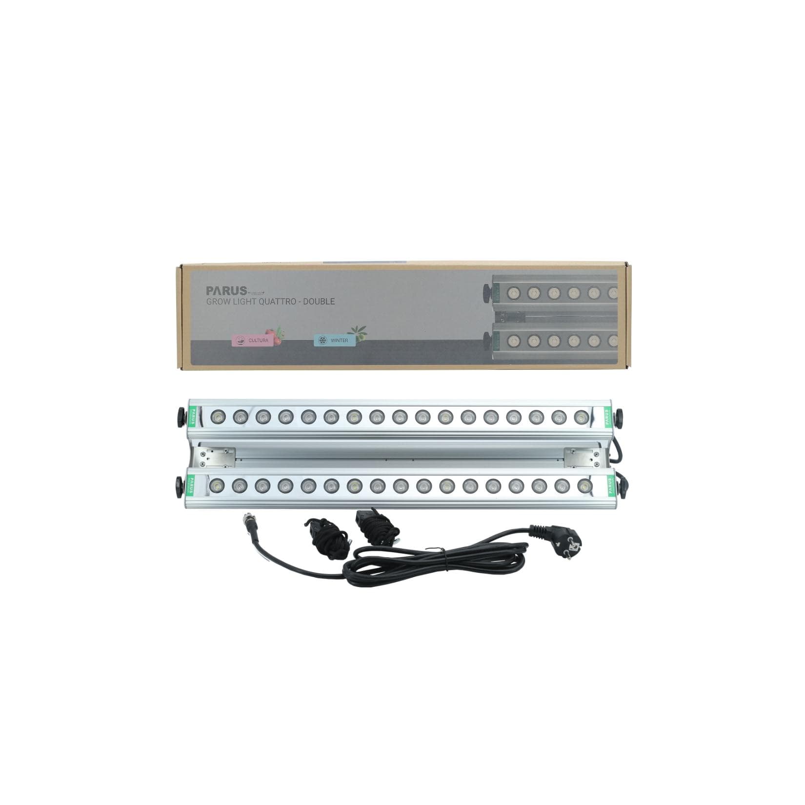 PARUS Pflanzenlampe Cultur Silber LED GrowLight Quattro S051P0MQ