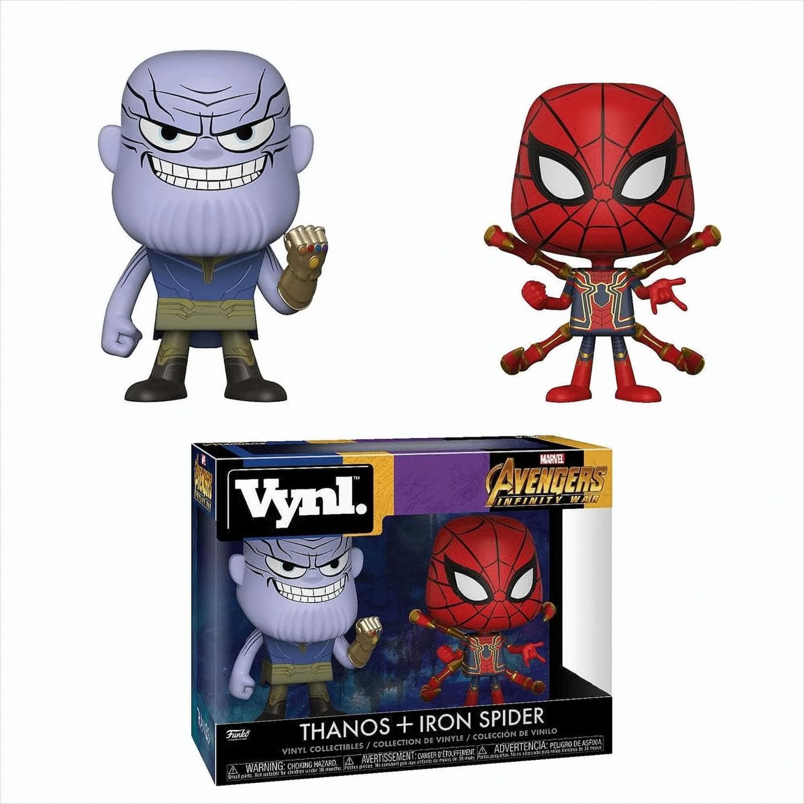 Funko Vynl Thanos und Iron Spider Vinyl Figur 9 cm