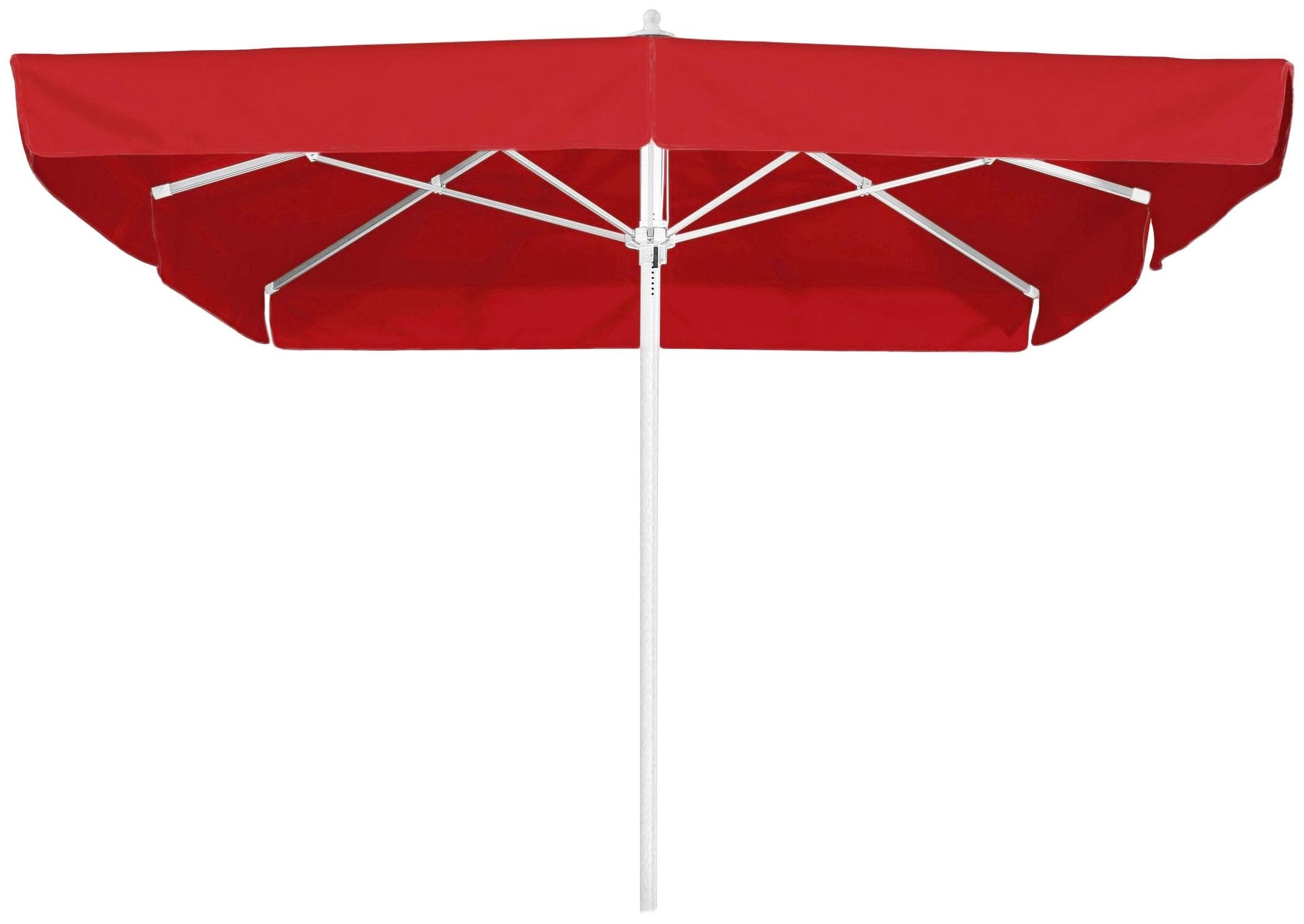 Marktschirm SCHNEIDER SCHIRME Quadro Rot Aluminium/Polyester