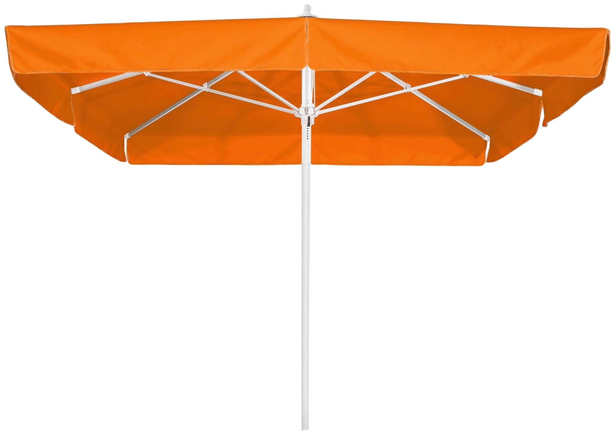 Marktschirm Oval-Eckig Orange