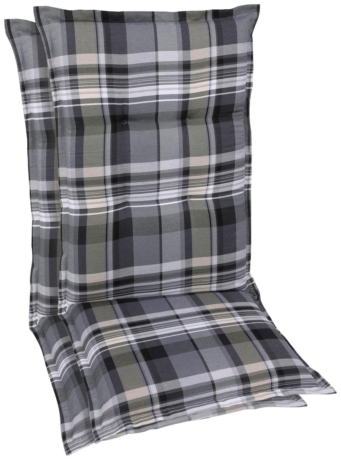 GO-DE Hochlehnerauflage Set 2 St Grau