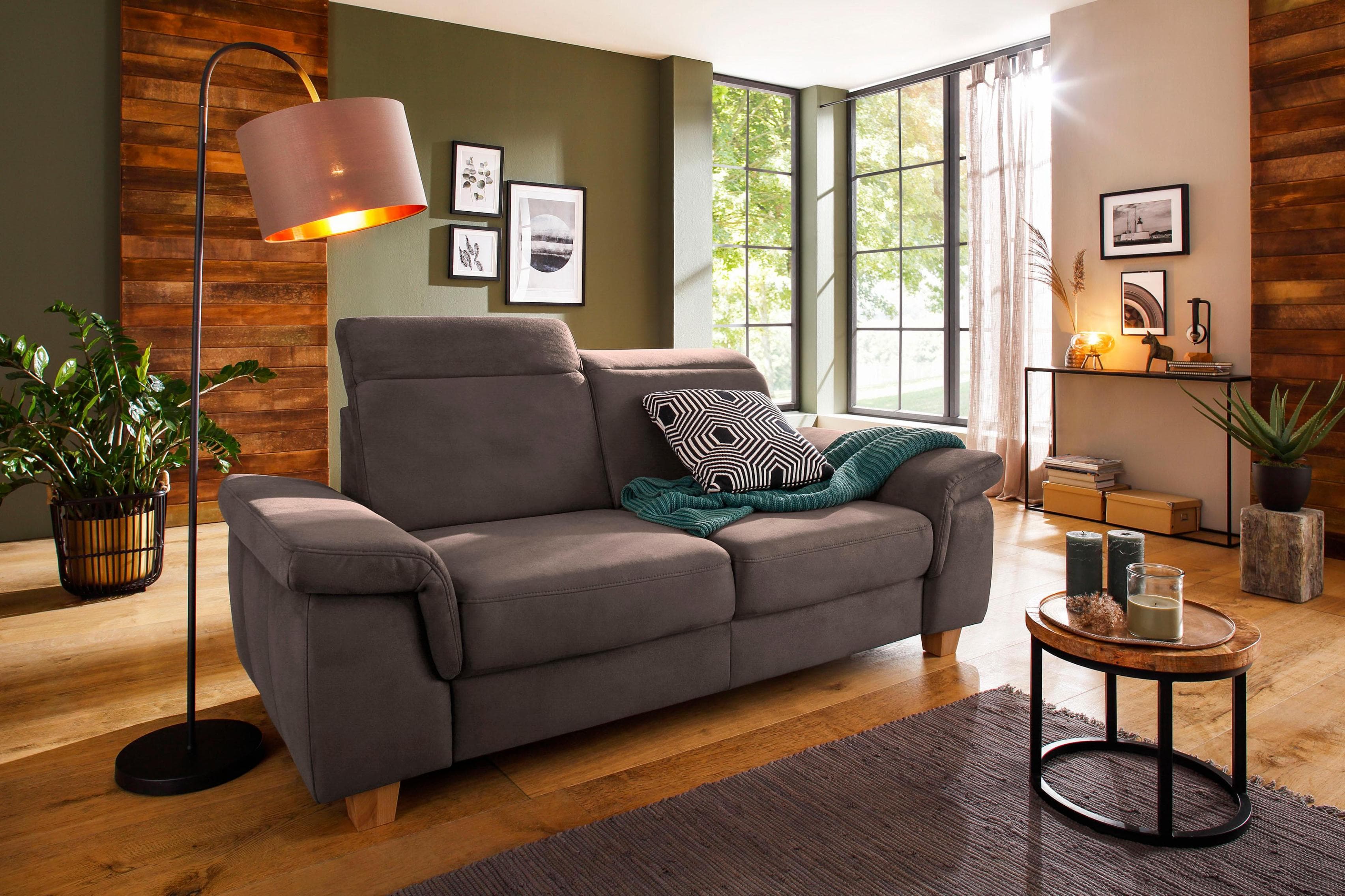 Federkern Sofa mit verstellbaren Kopfstützen 2,5-Sitzer