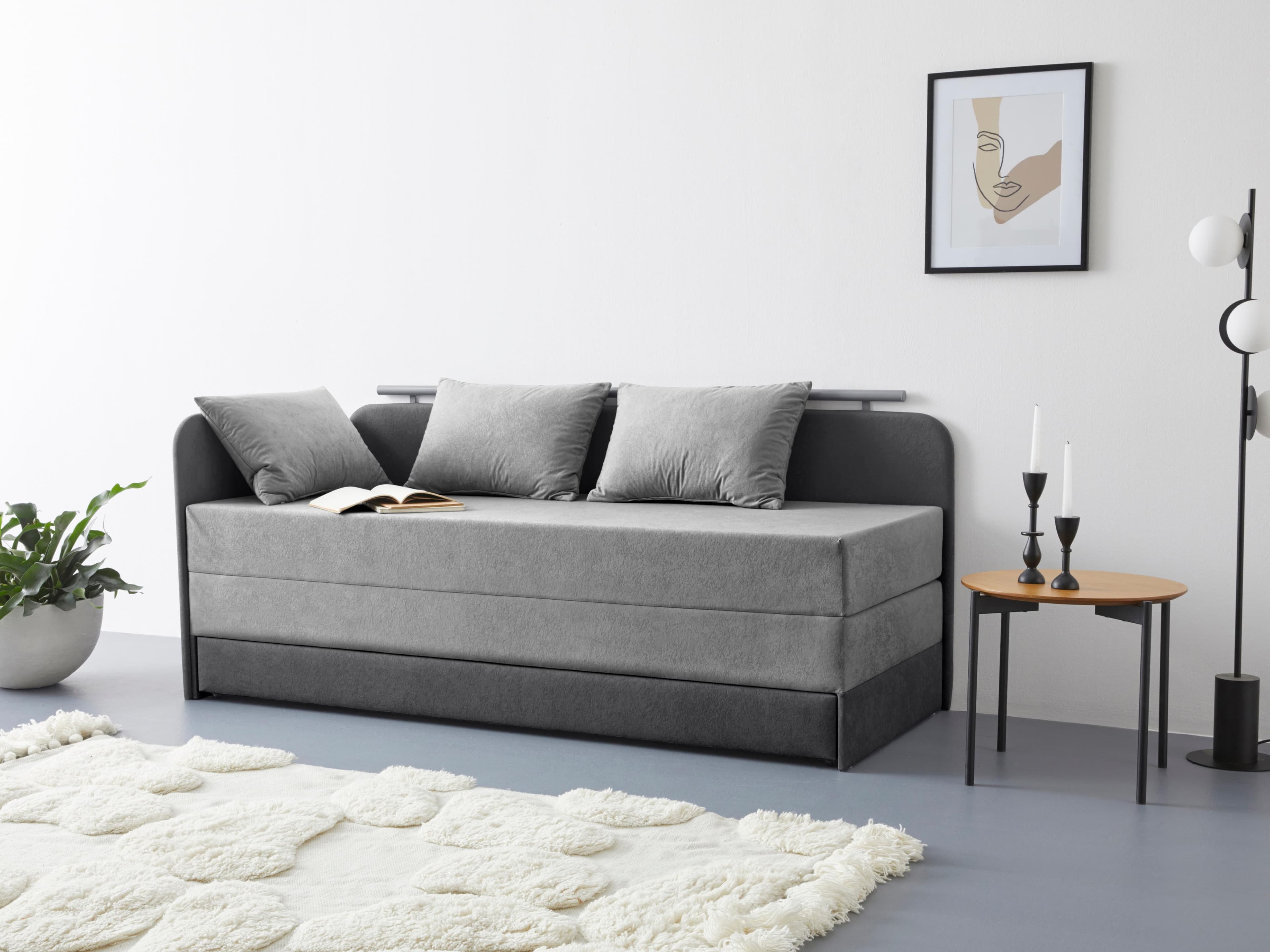 Polsterliege mit Stauraum