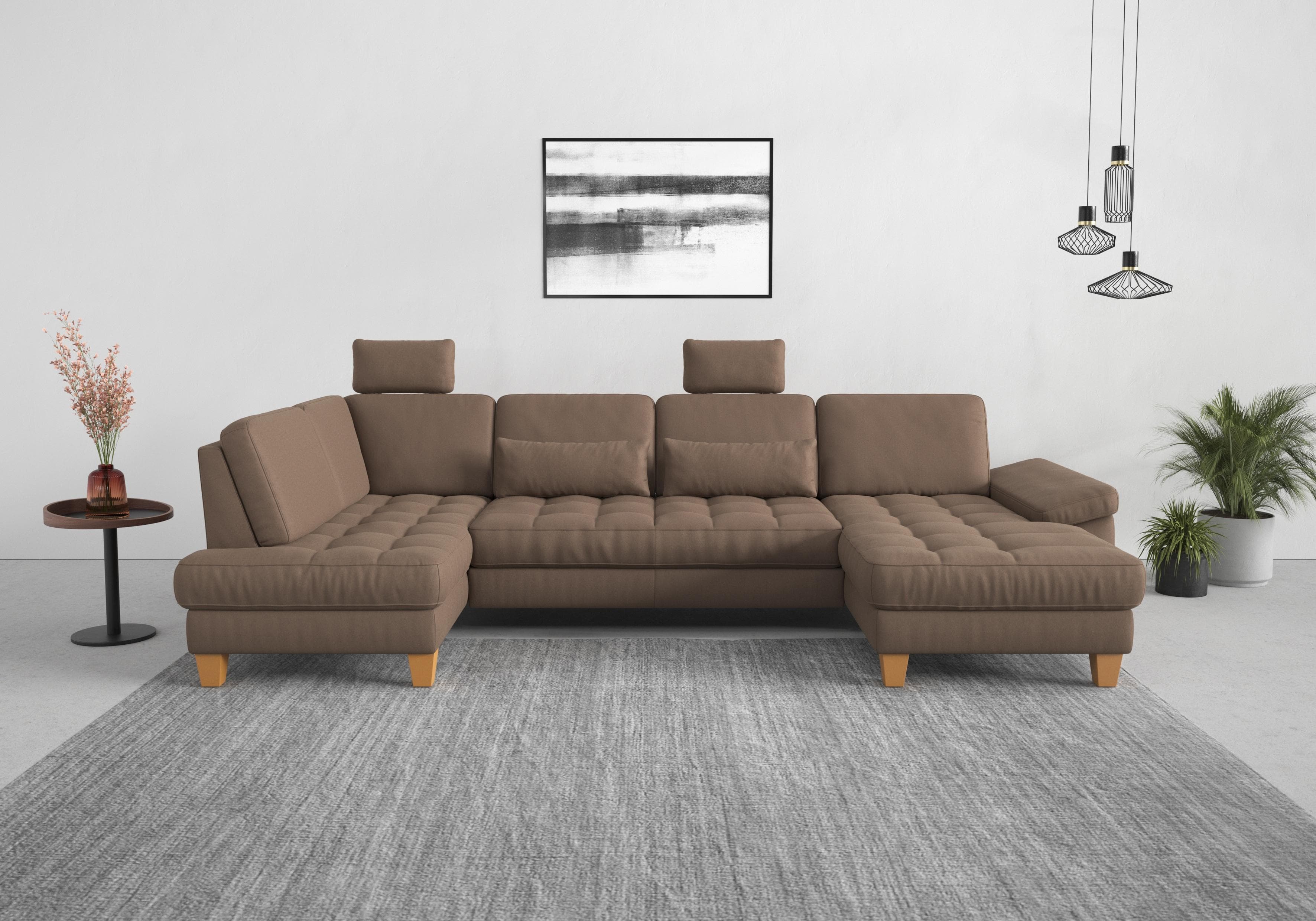 sit&more Wohnlandschaft Westham U-Form Braun FSC®-Zertifiziert