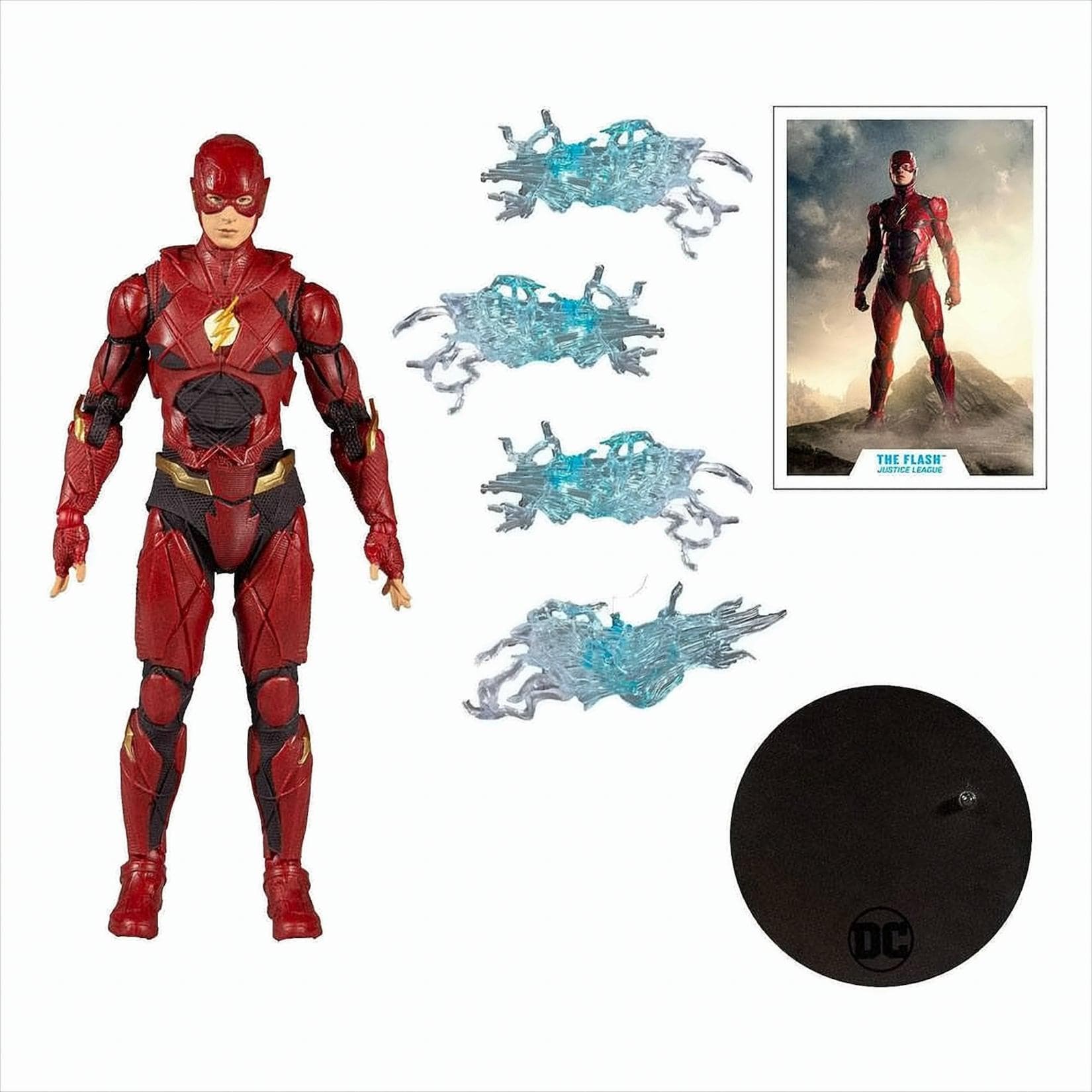DC Justice League Movie Flash 18 cm Figur Actionfigur