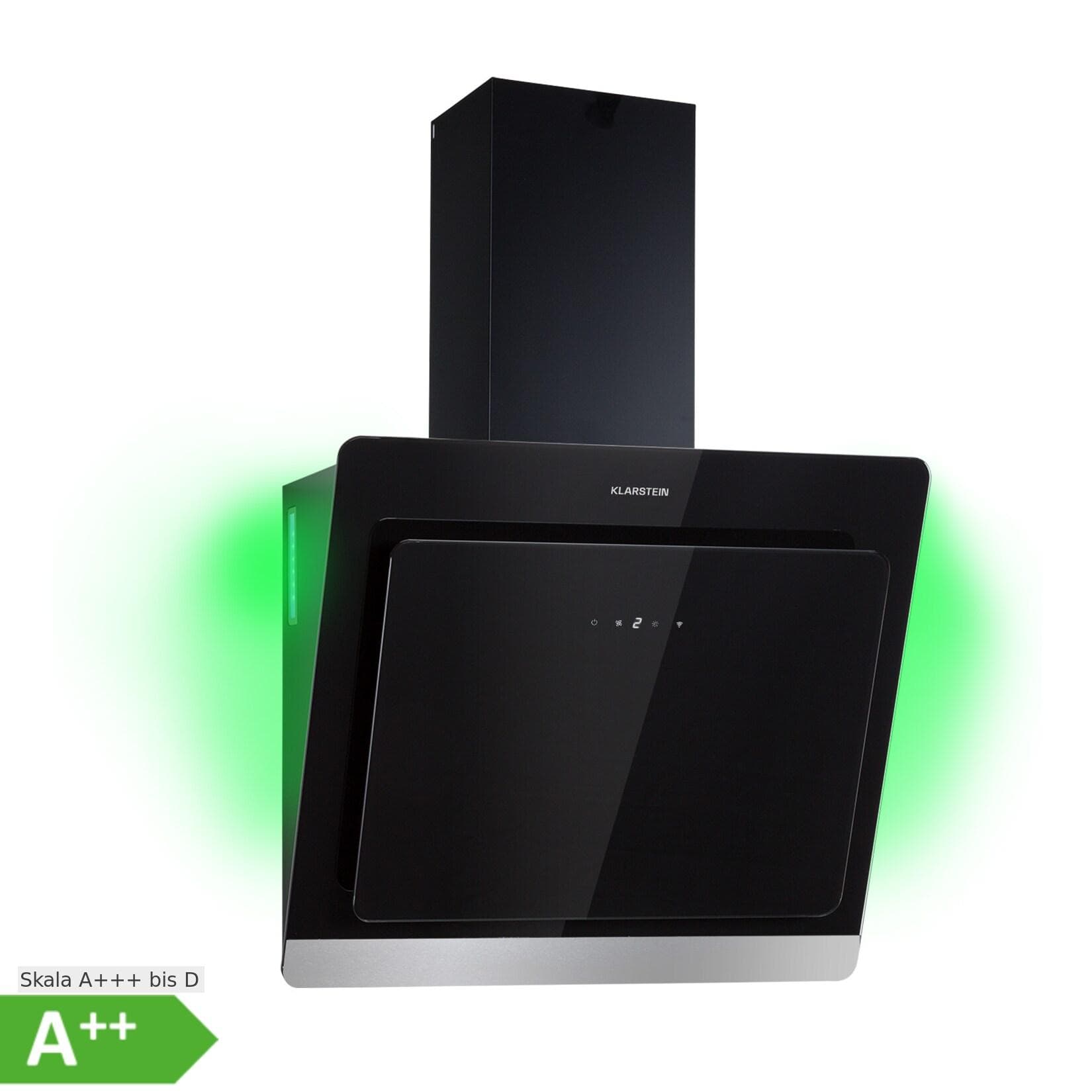 Klarstein Aurora 60 Smart Dunstabzugshaube Schwarz WiFi